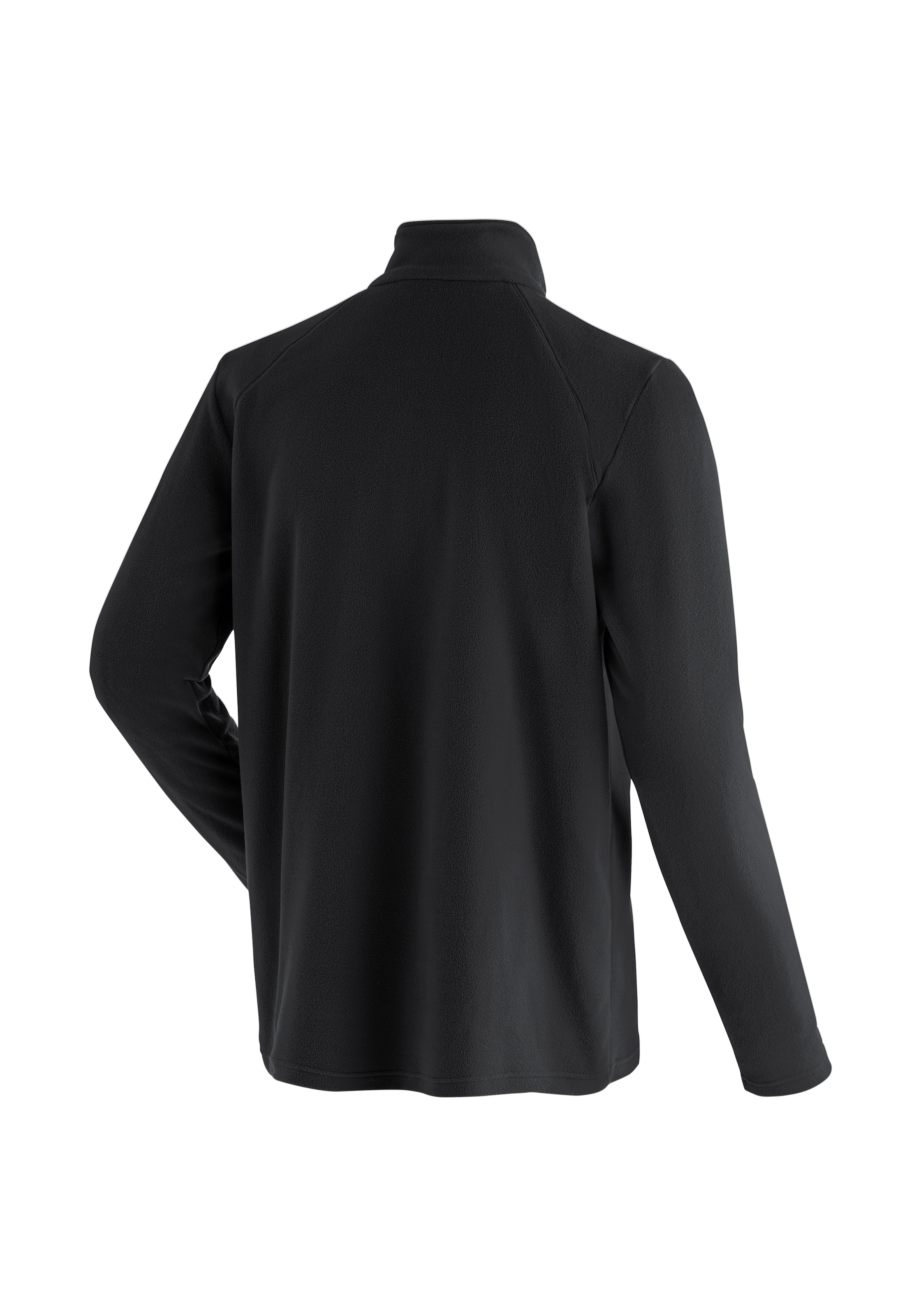 Maier Sports Pull en polaire »Dennis«, polaire homme, couche intermédiaire fonctionnelle, demi-zip, coupe régulière
