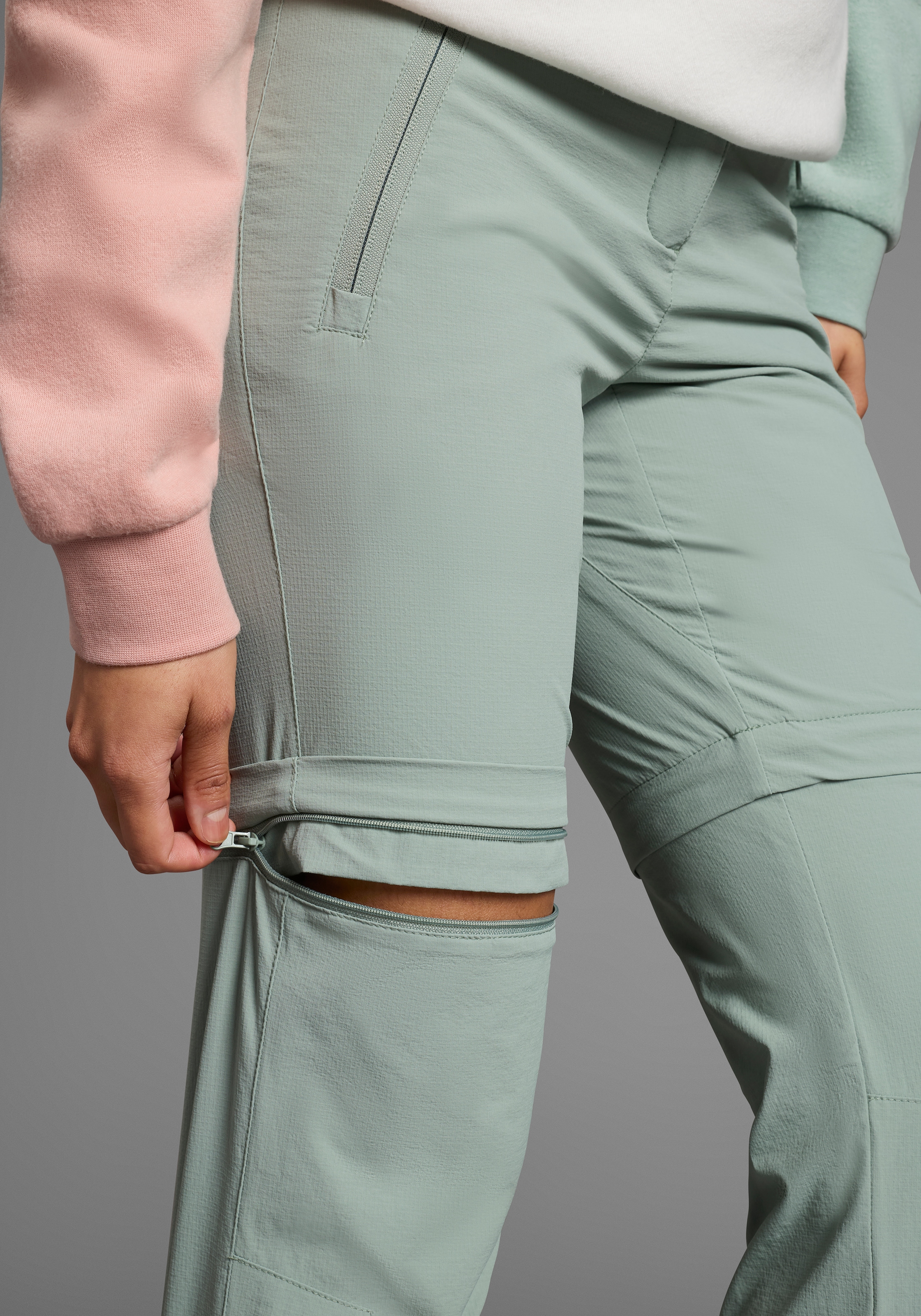 Polarino Pantalon de trekking  mit abzippbaren Beinen