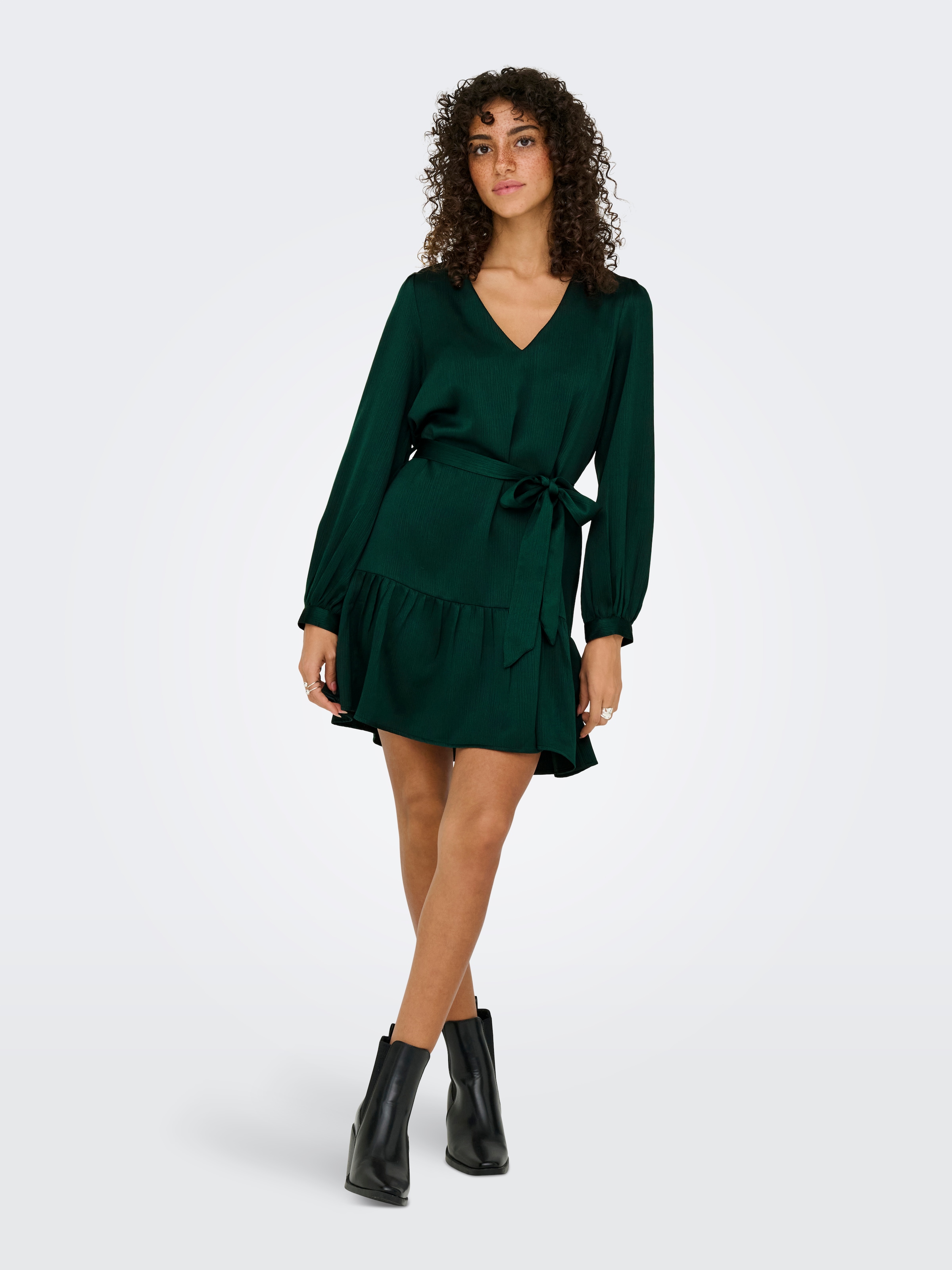 ONLY Tunikakleid »ONLNEW ALENA LIFE L/S SHORT DRESS WVN« Sommerkleid