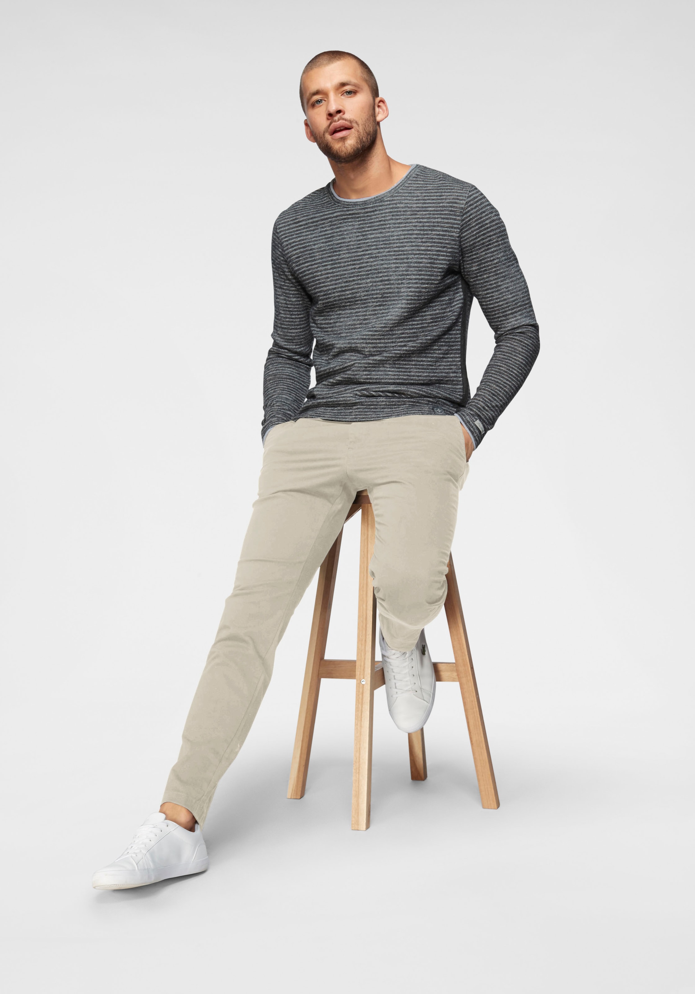 Jack & Jones Chinos »JPSTOLLIE JJDAVE CHINO«  Säume zum Umschlagen