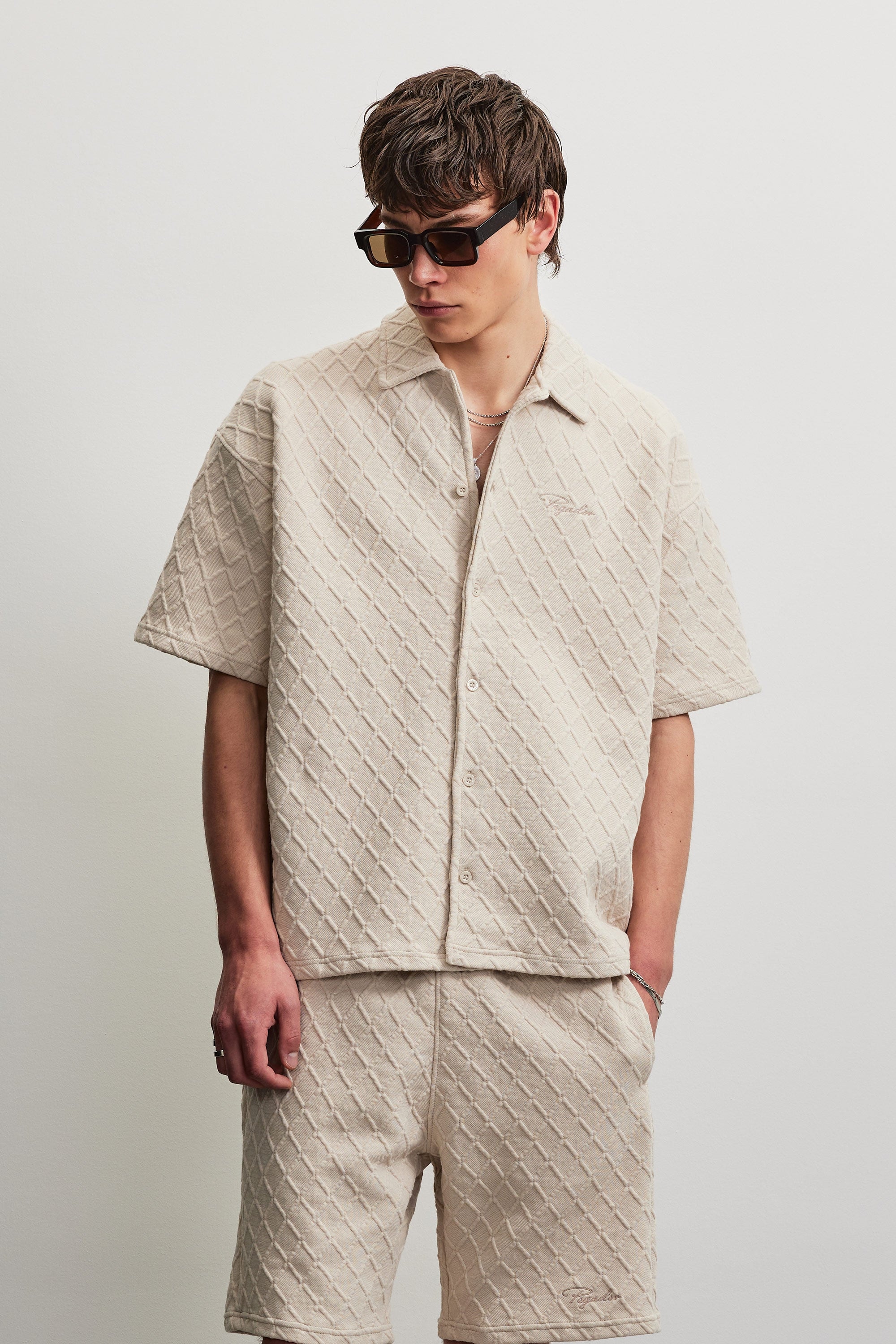 PEGADOR Chemise à manches courtes »JOVREN STRUCTURED SHIRT«