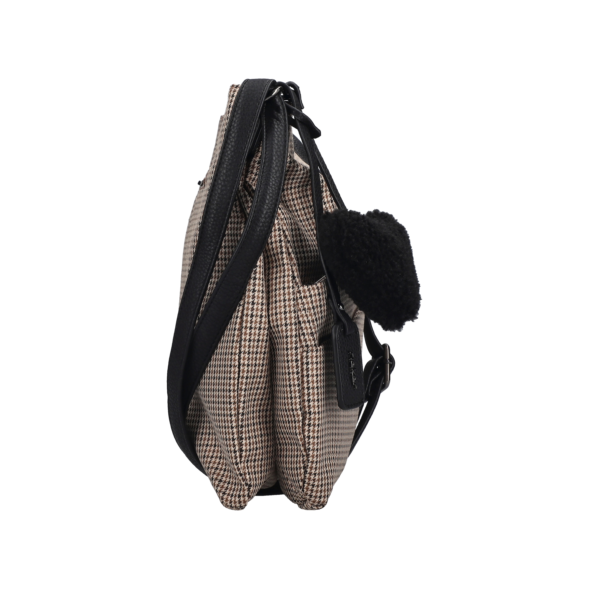 Rieker Umhängetasche Schultertasche, Damen Handtasche mit zwei Hauptfächern