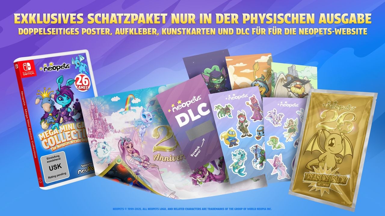 U&I Entertainment Logiciel de jeu »Neopets - Mega Mini Games Collection D1 Edition« Nintendo Switch