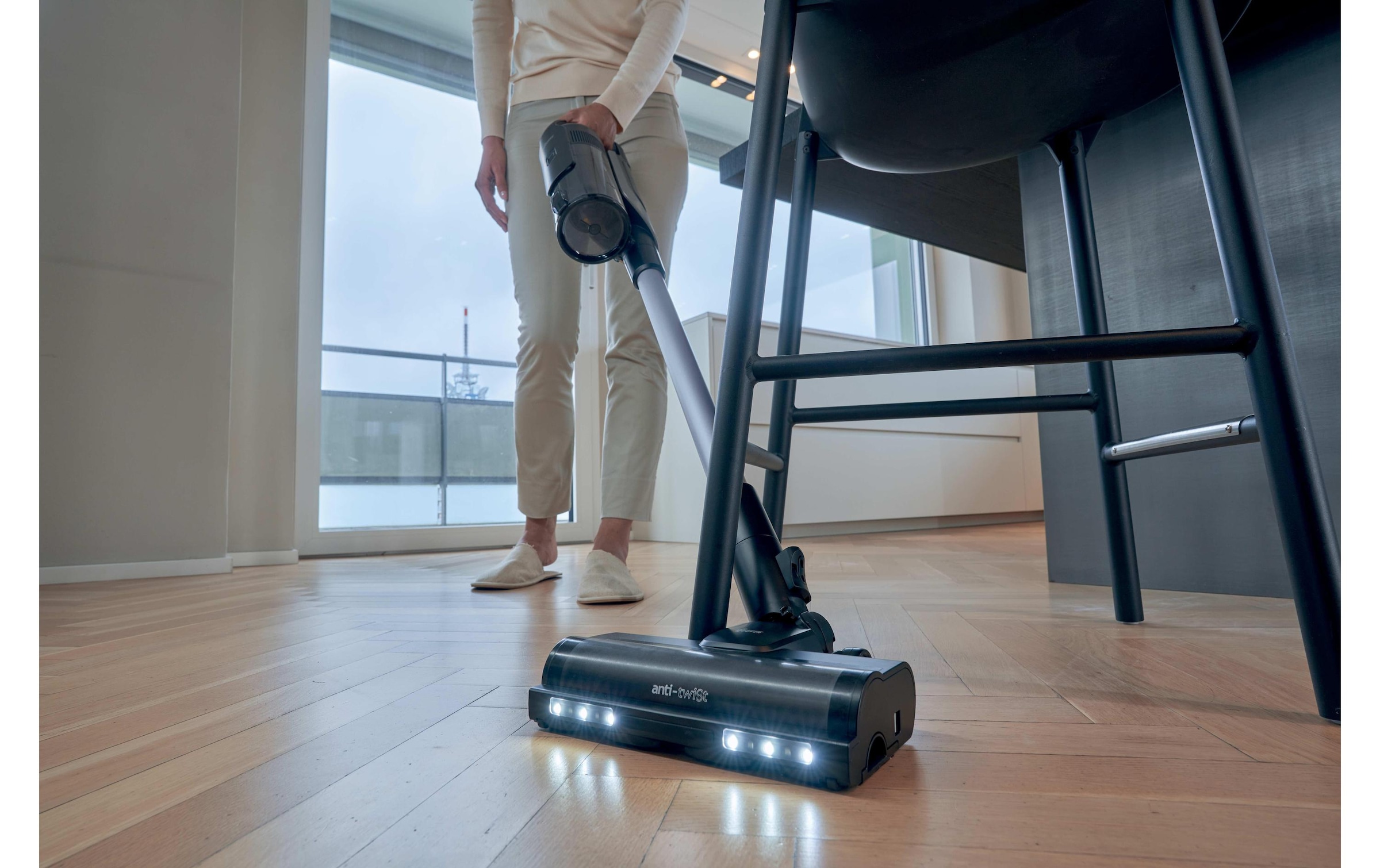 Hoover Akku-Hand-und Stielstaubsauger »HF610H 11« Kabelloser Staubsauger mit intelligenter Bodenerkennung