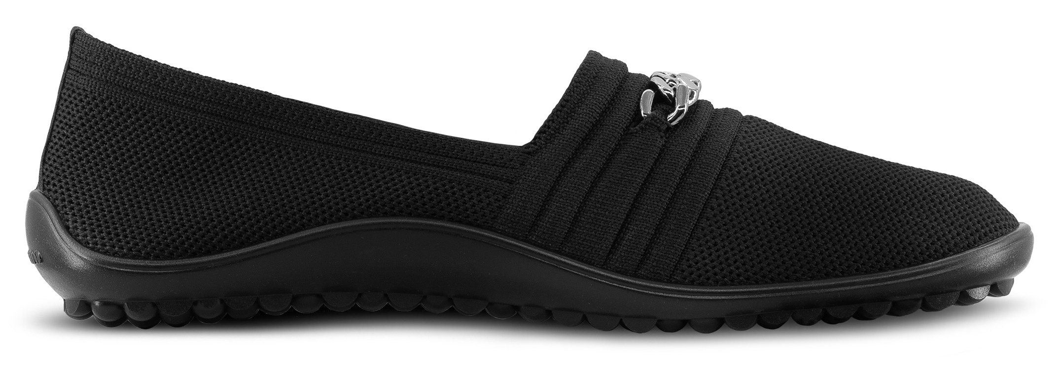 Leguano Chaussures pieds nus »LADY FAMOUS«  flats, ballerines, chaussures confort avec chaîne décorative dorée