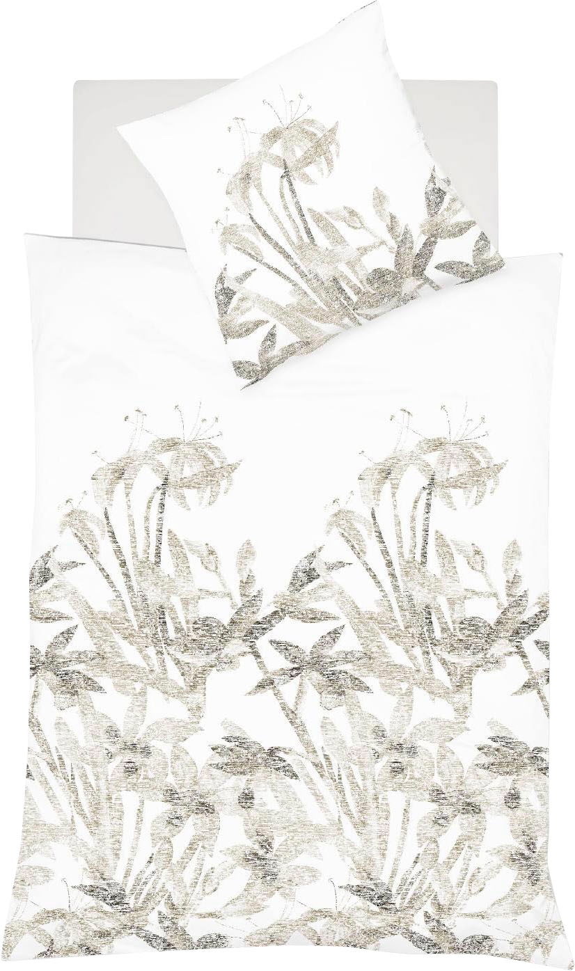 fleuresse Linge de lit réversible »Provence Cassis« 2 cuis 50% Baumwolle, 50% Leinen, in Gr. 135x200, 155x220, 200x200cm