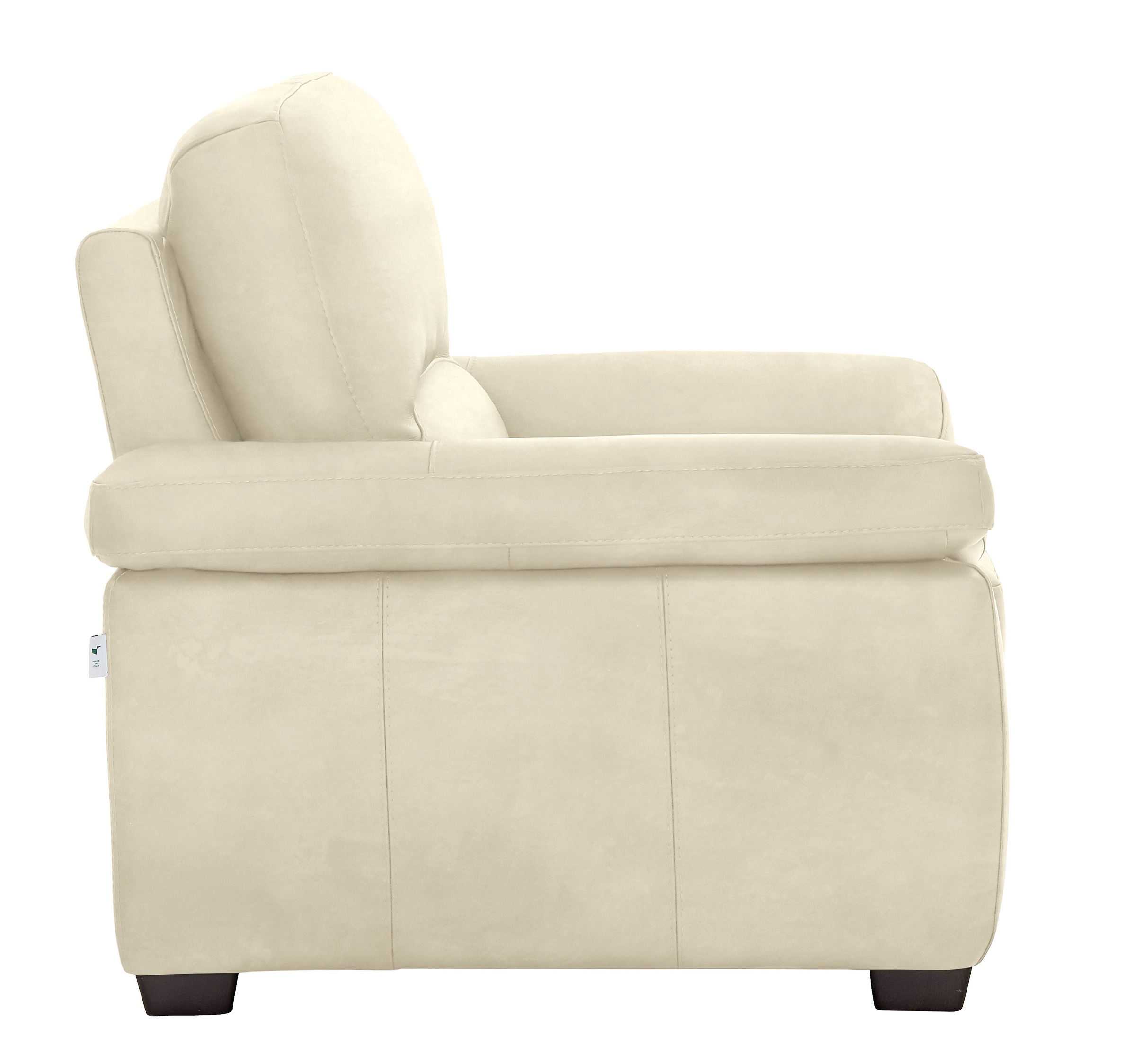 CALIA ITALIA Fauteuil »Gaia, in edlem Design und mit erstklassigem Sitzkomfort« aus pflegeleichtem Luxus-Microfaser Ginevra Hydro Care