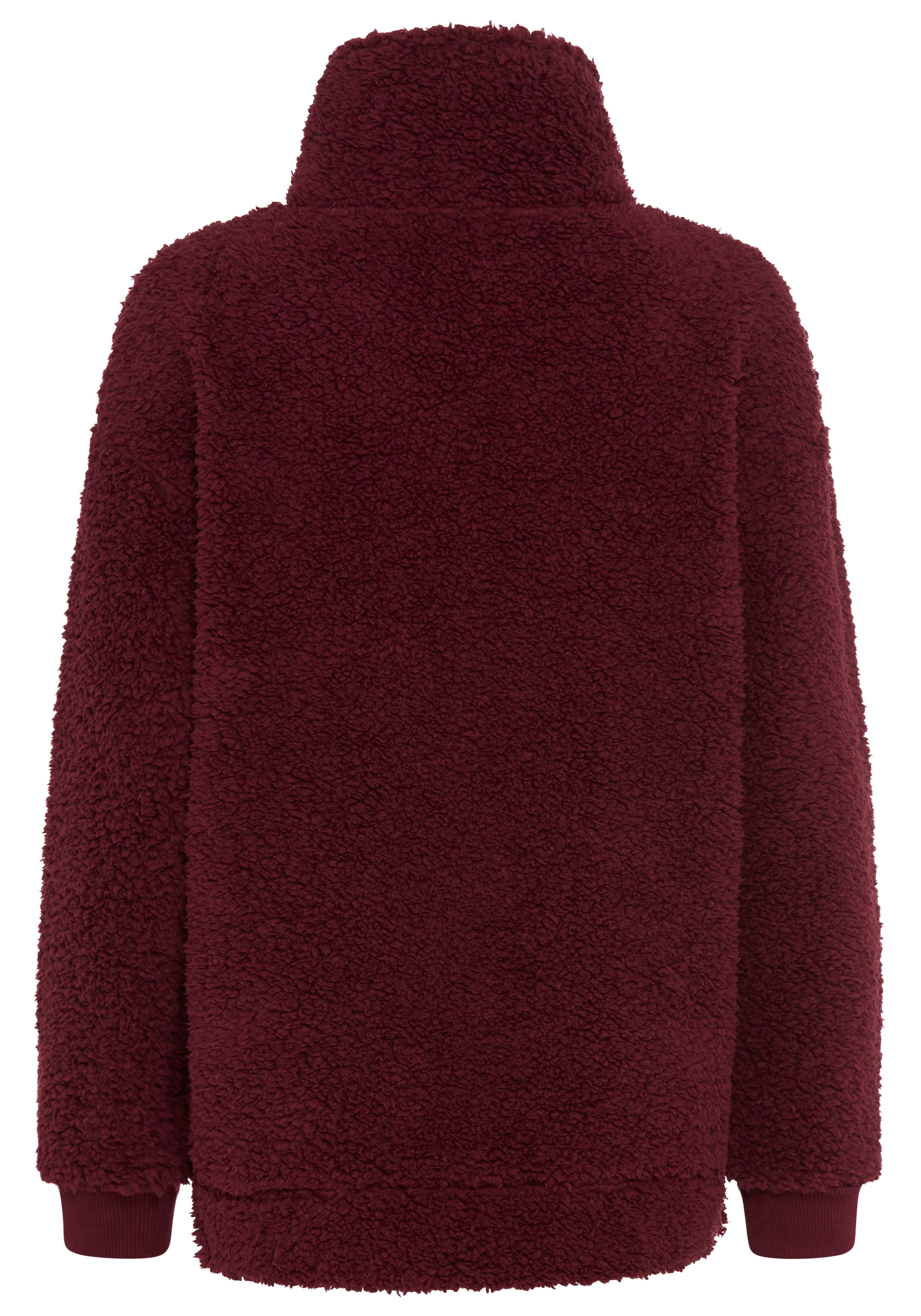 Laura Scott Pull en polaire, 1 en peluche Teddy douce avec col Troyer et fermeture éclair
