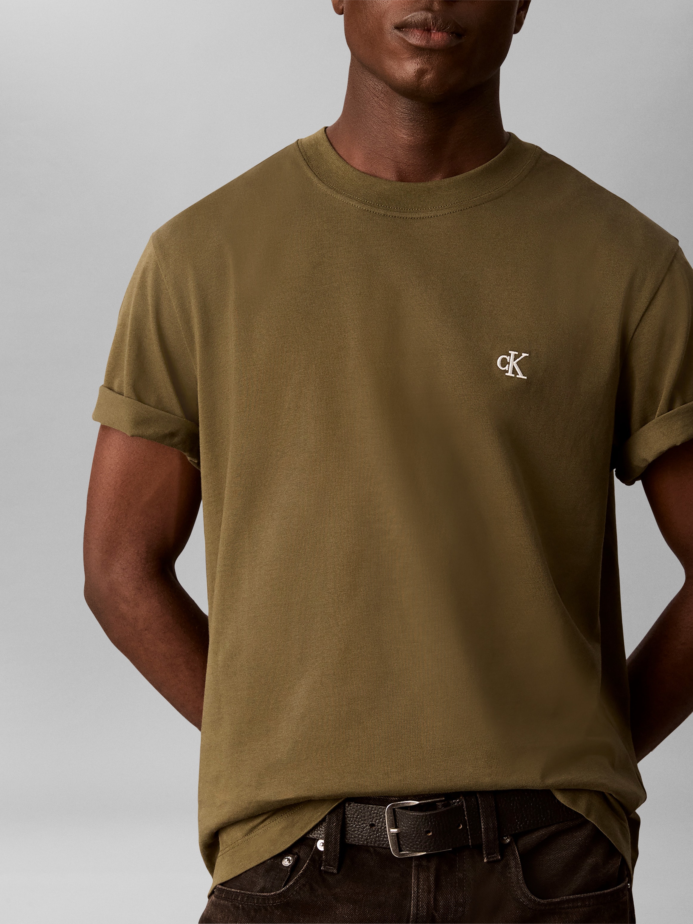 Calvin Klein Sweat-shirt , encolure ronde, coupe régulière, broderie de logo

