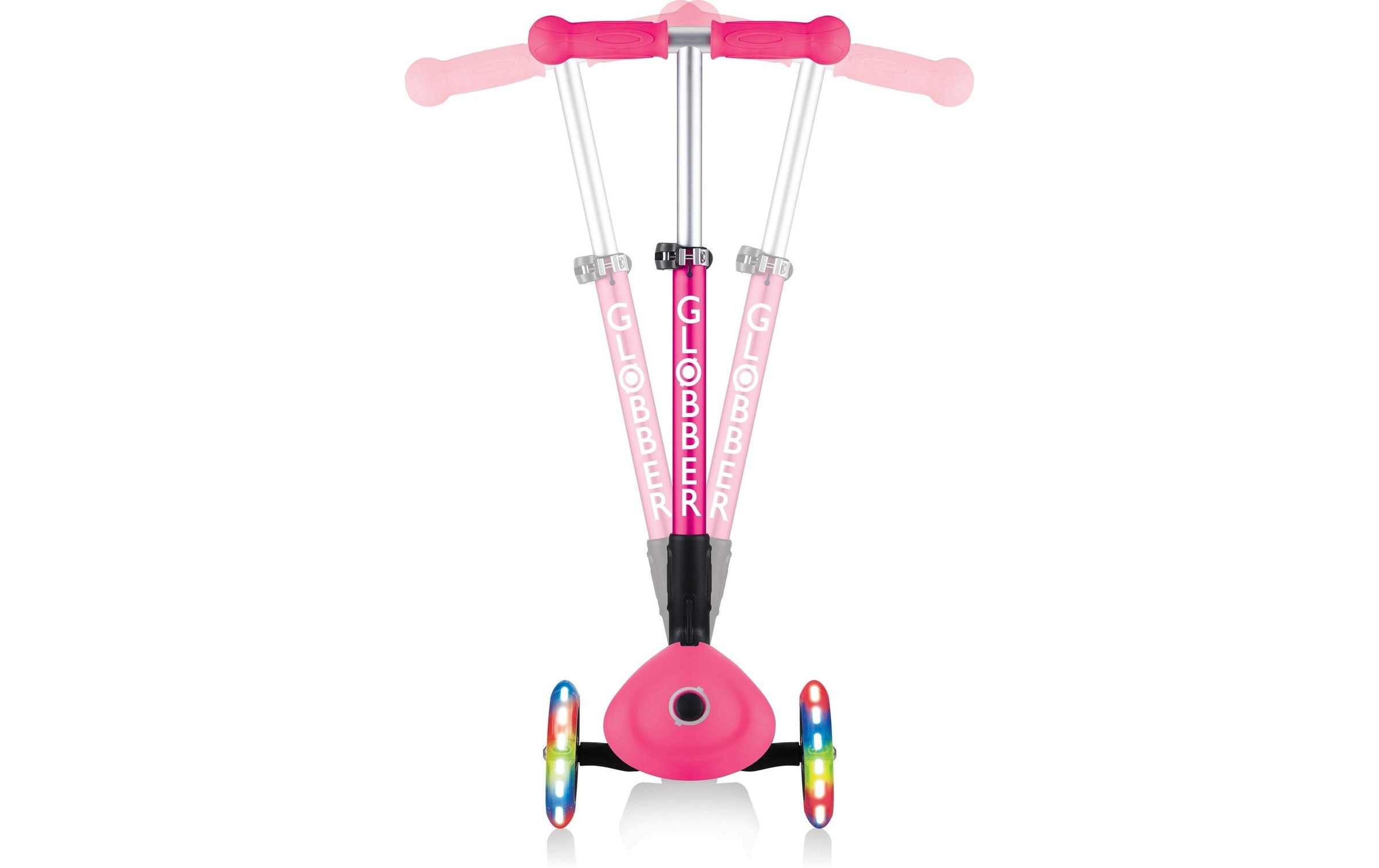 Globber Scooter »JUNIOR FOLDABLE LIGHTS, mit Leuchtrollen«