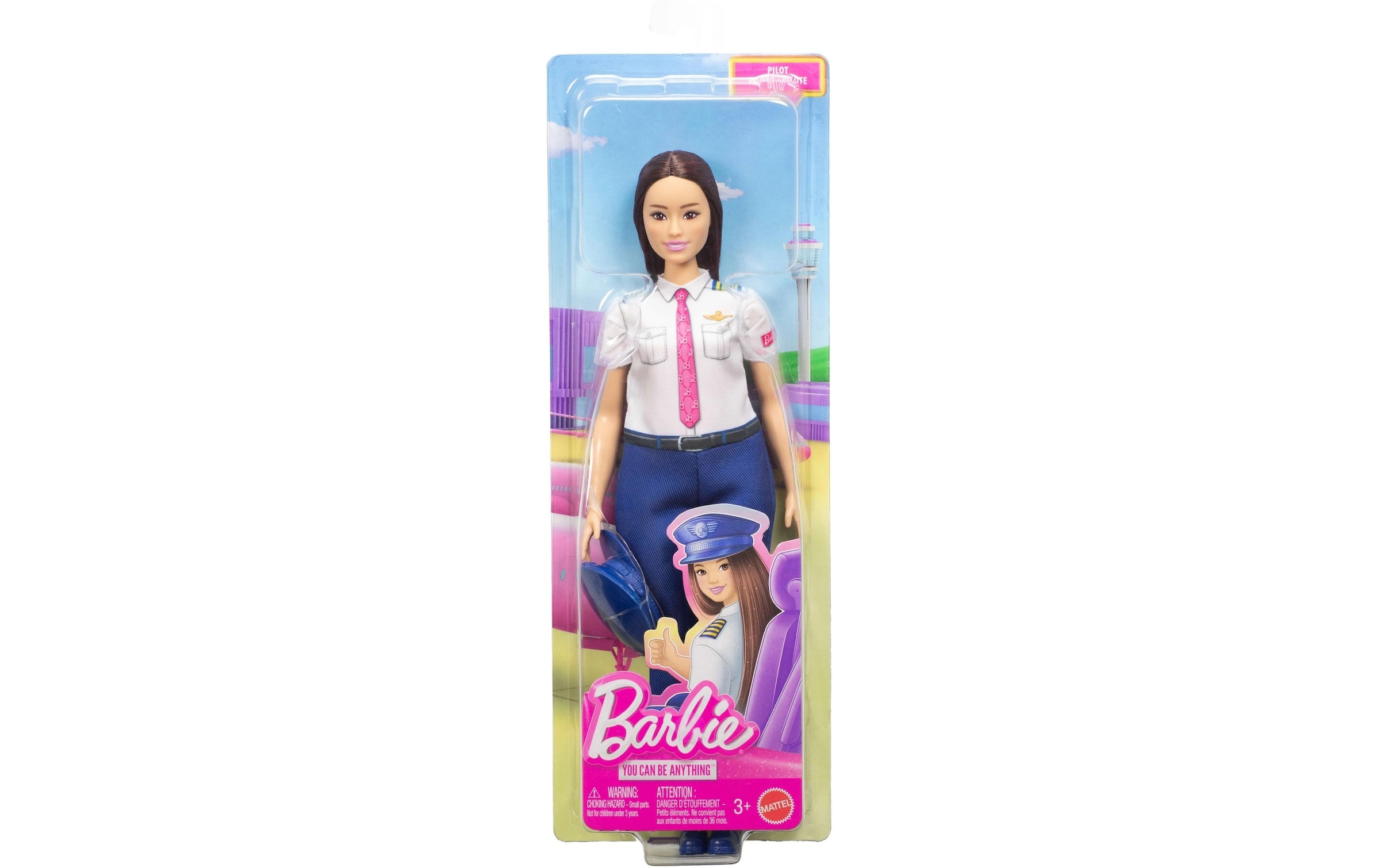 Barbie Poupée à habiller »Pilotin« Pilotin-Modepuppe mit Zubehör