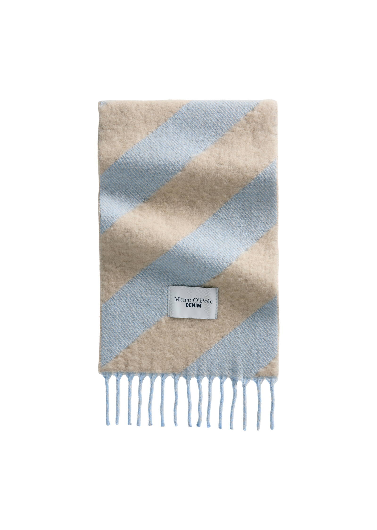 Marc O'Polo DENIM Écharpe en laine »mit diagonalen Streifen«
