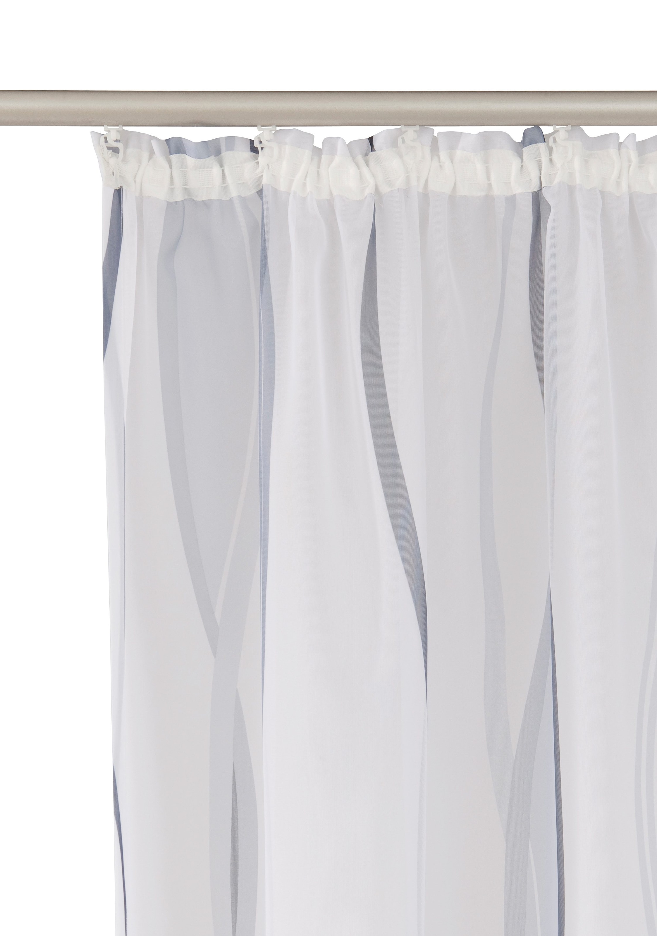 GOODproduct Rideau »Dimona« Bande volante 2 cuis tlg. lot de 2, best-seller, polyester, ondulations