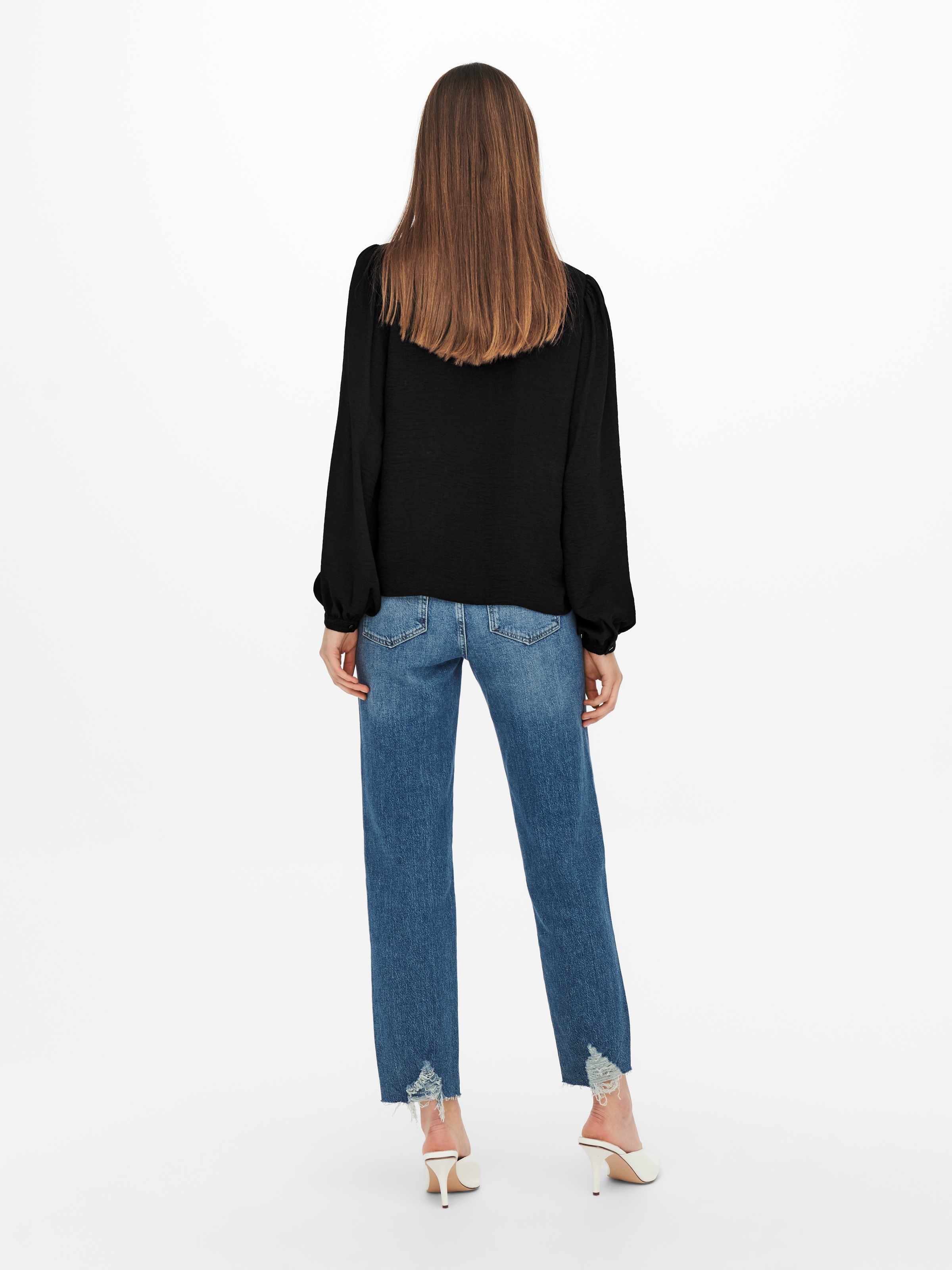 JDY Chemisier à volants »JDYELLIS L/S LACE SHIRT WVN NOOS«