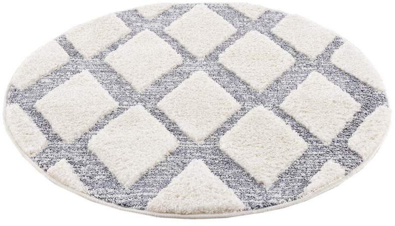 Carpet City Hochflor-Teppich »Focus 4497« rund 20 mm Höhe Boho-Teppich, Hochtief-Muster/ 3D-Effekt, für Wohnzimmer, Schlafzimmer