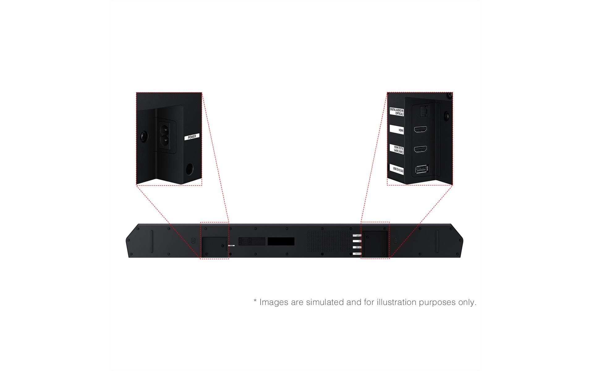 Samsung Soundbar »HW-Q600F« 3.1.2 ( ) Verbindungsart: Bluetooth, HDMI, Toslink