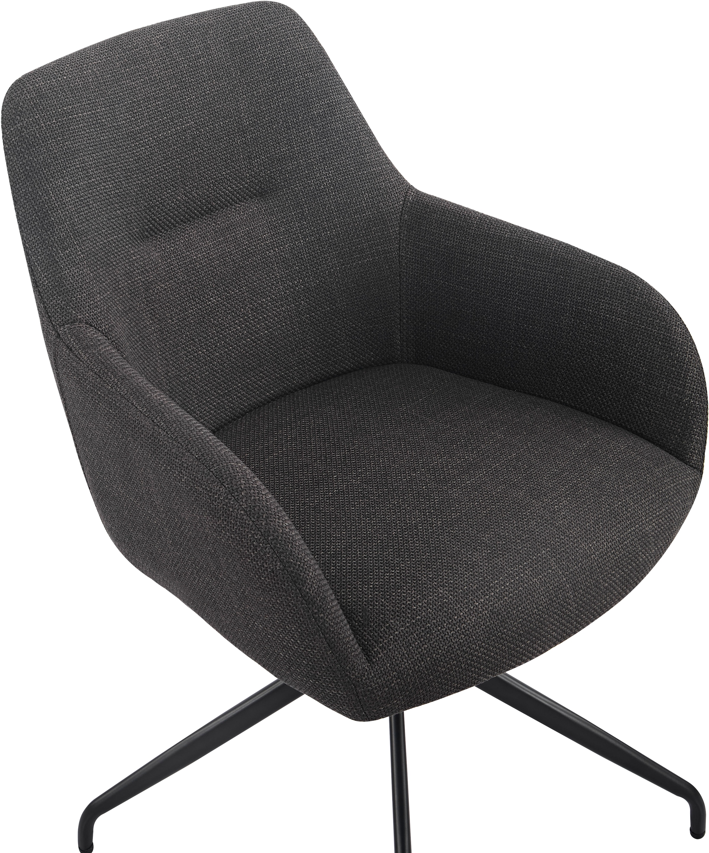 HELA Chaise avec accoudoirs »TRIEST« (Set) 1 cuisSessel, 360° drehbar, Gestell abgeknickt, Relaxfunktion, Armlehnen