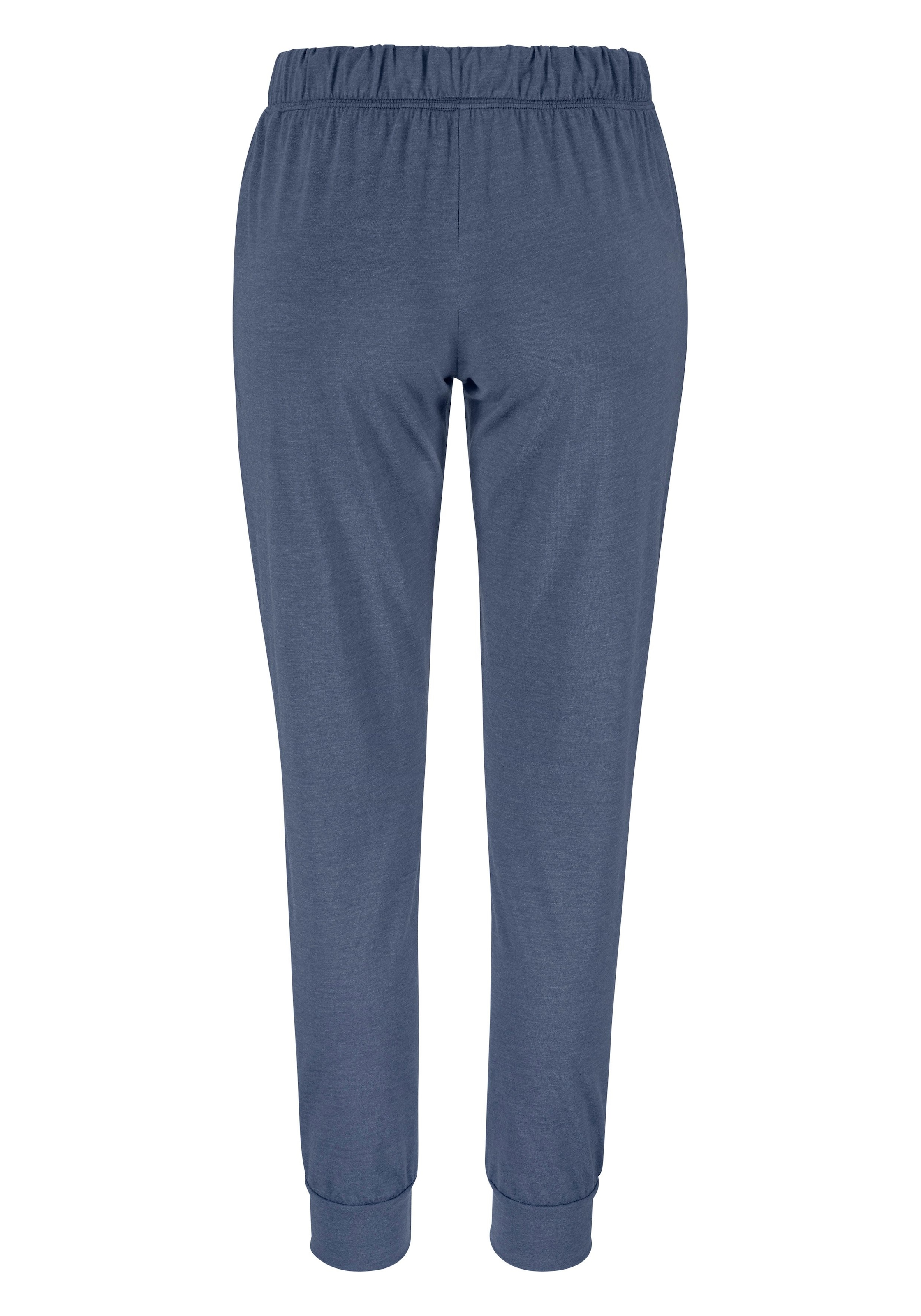 Arizona Pyjama 2 cuis tlg., in melierter Qualität mit Knopfleiste