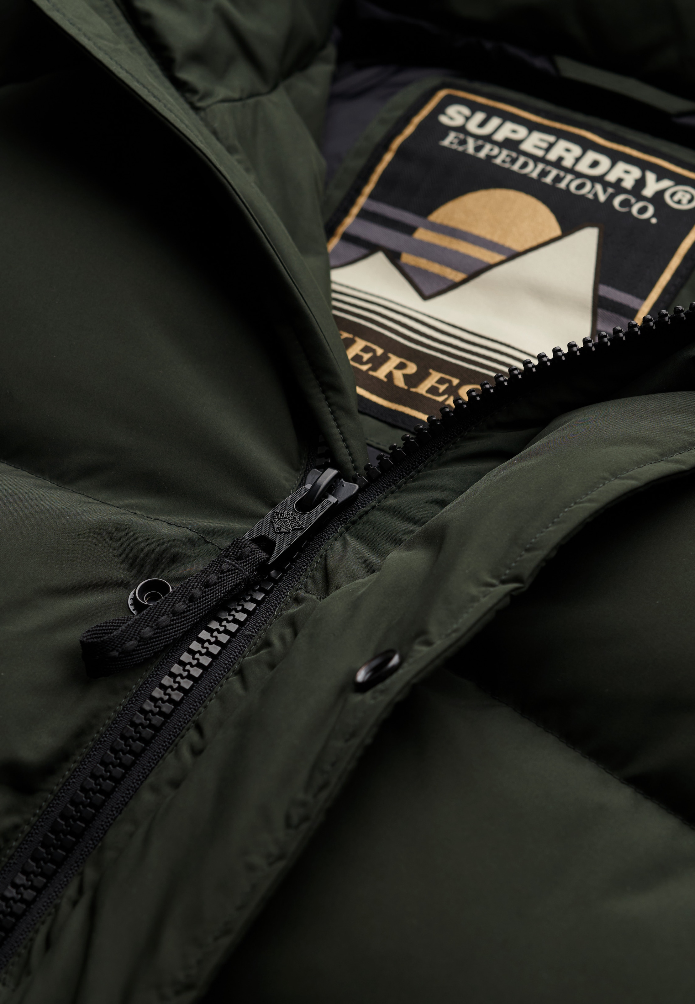 Superdry Veste matelassée »XPD LONGLINE BAFFLE PARKA« mit Kapuze