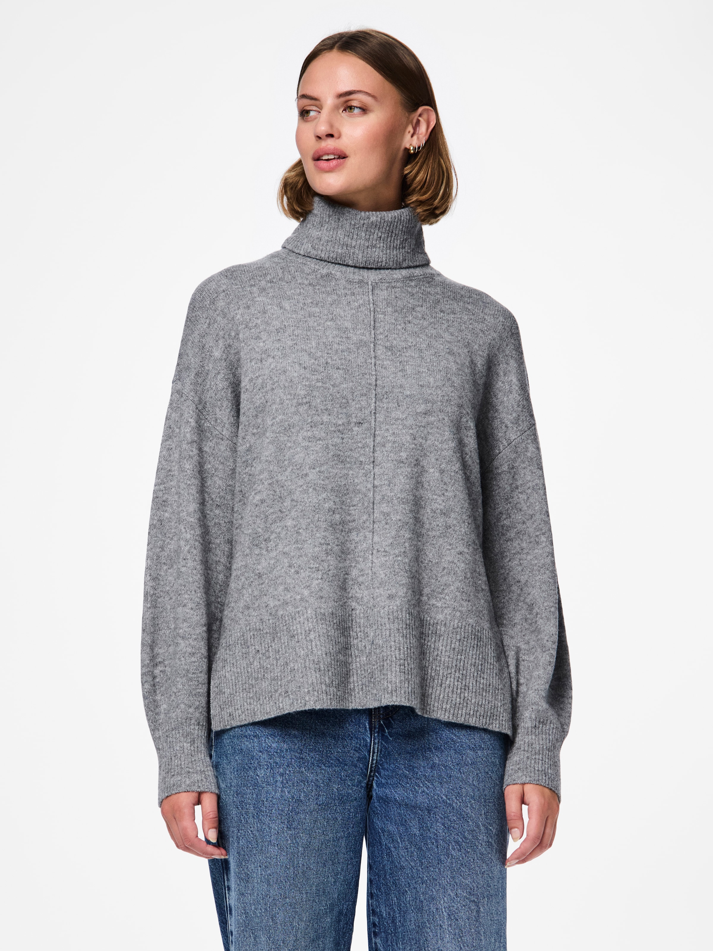 pieces Rollkragenpullover »PCMALOU LS ROLLNECK KNIT NOOS BC«