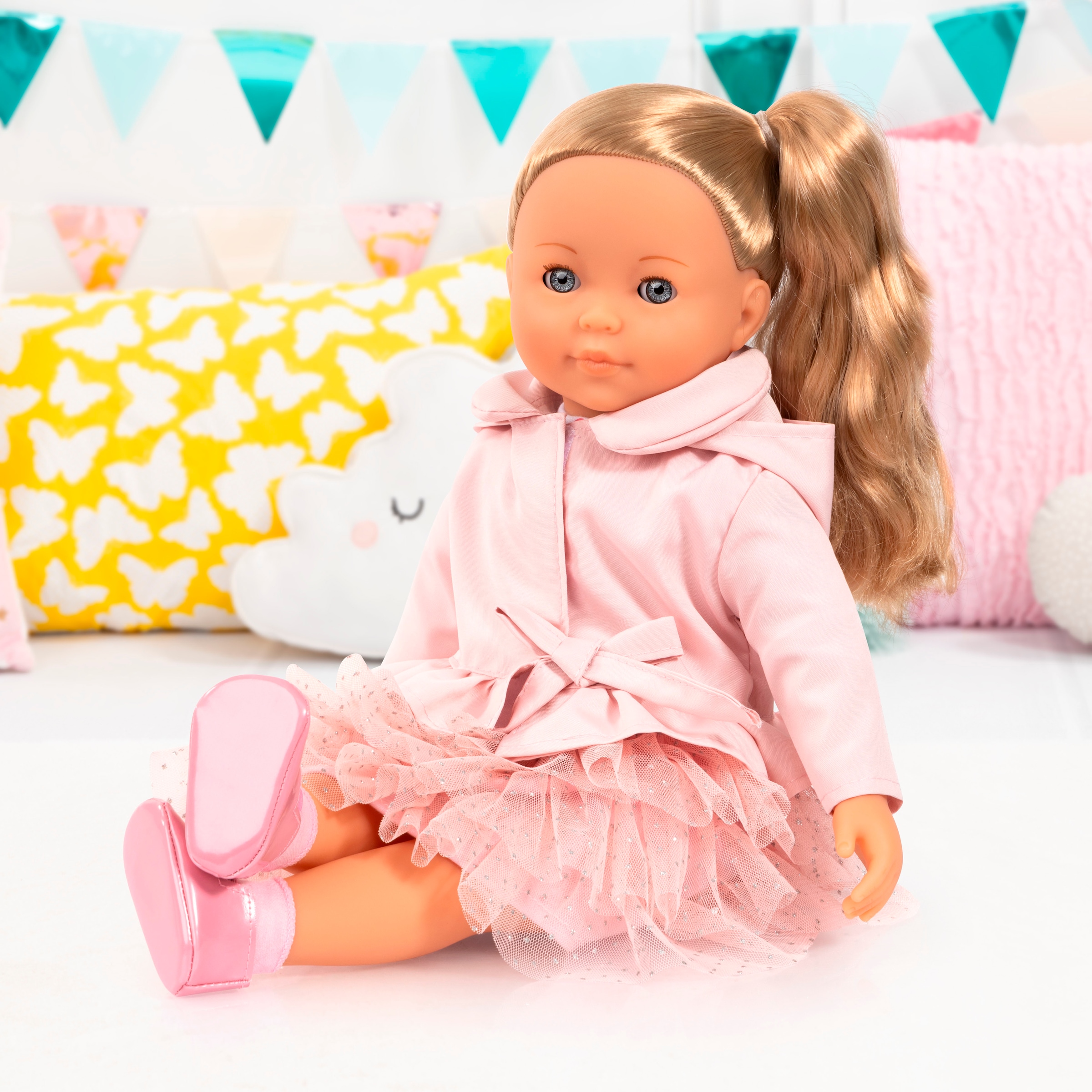 Bayer Stehpuppe »Charlene, 46 cm, rosa« mit Funktion