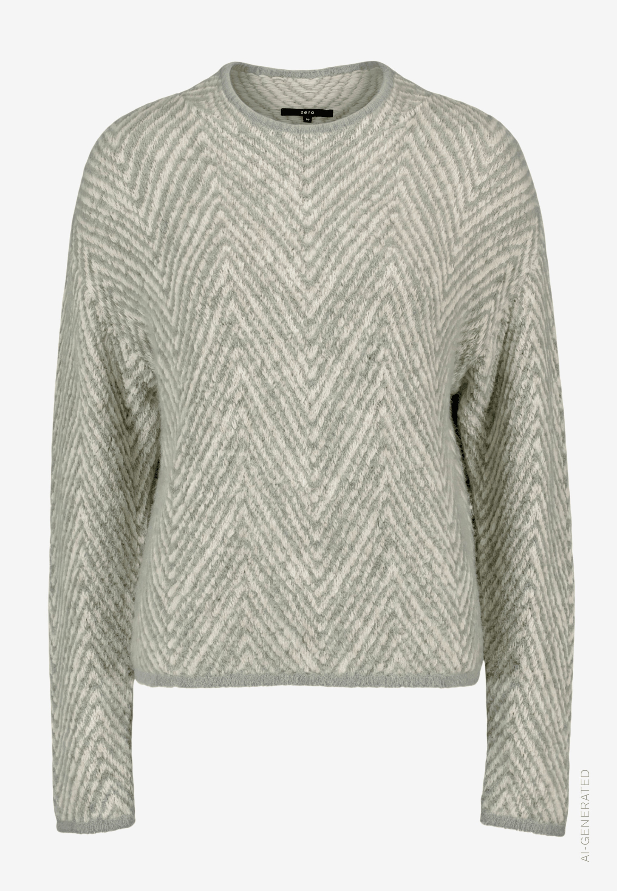 Zero Pull en tricot Pull à manches longues avec motif