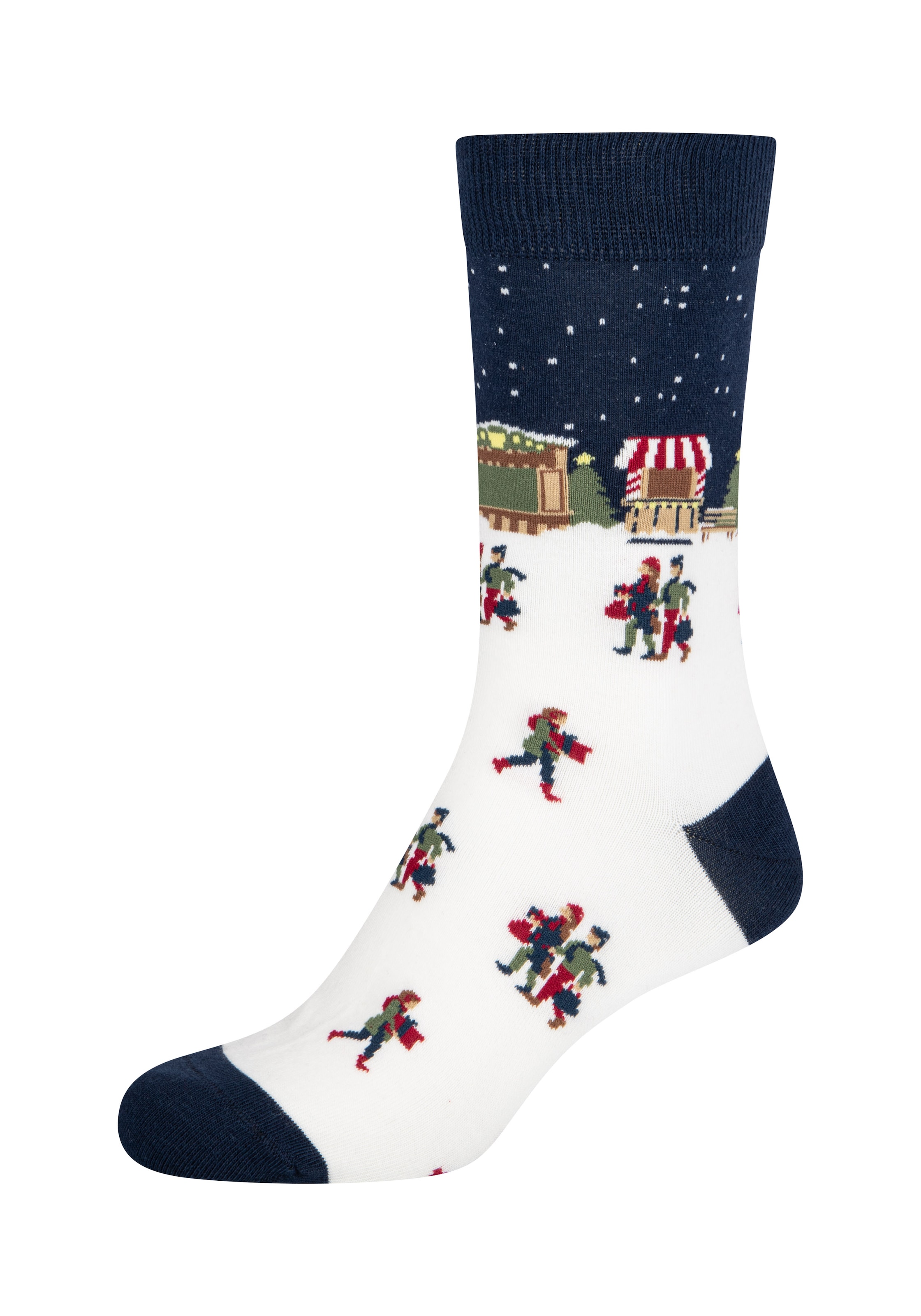 Flip Sox Chaussettes 3 paires,  aus gekämmter Baumwolle, mit feinem Maschenbild