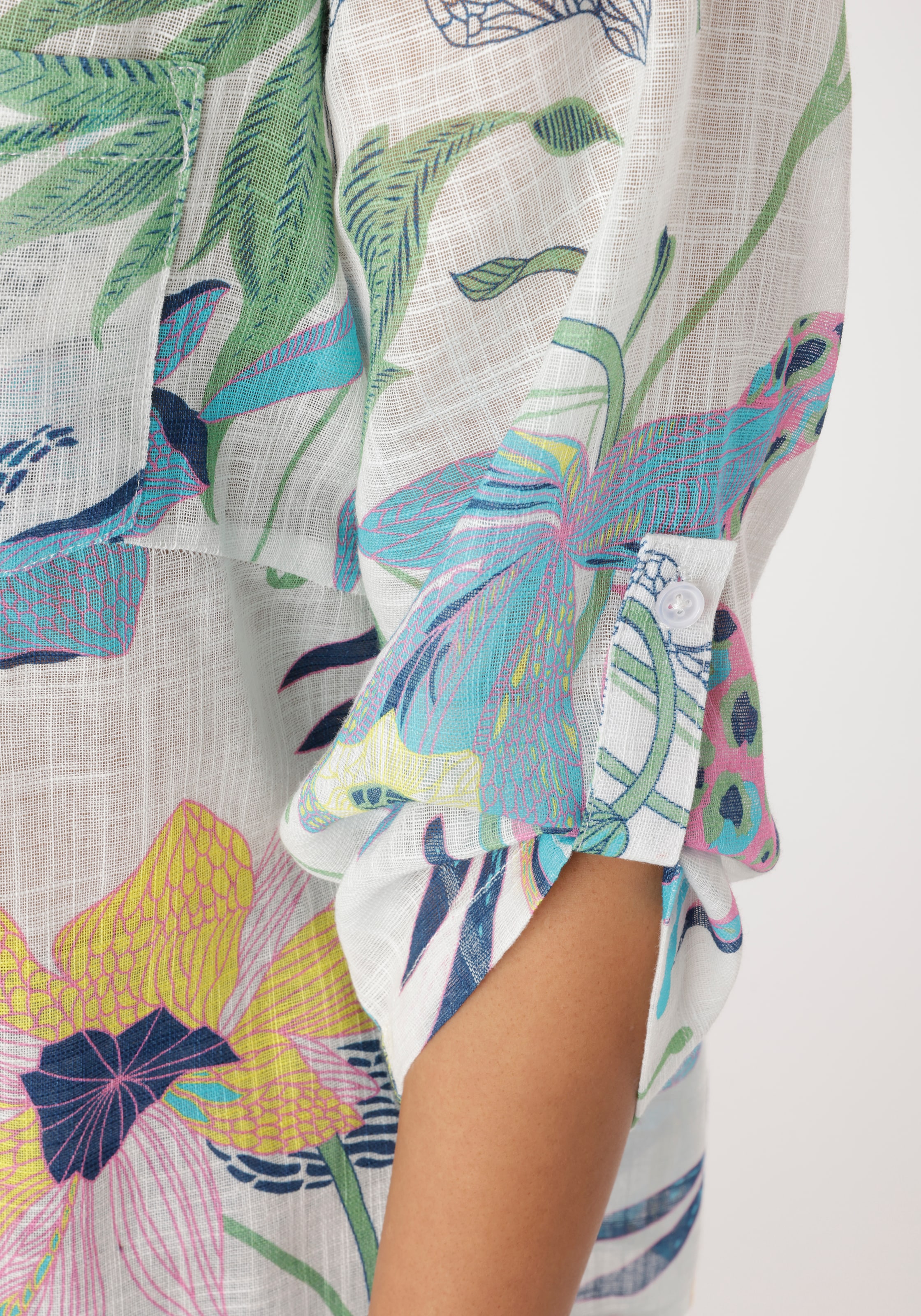 Aniston PLUS Schlupfbluse im Leinen-Look - NEUE KOLLEKTION