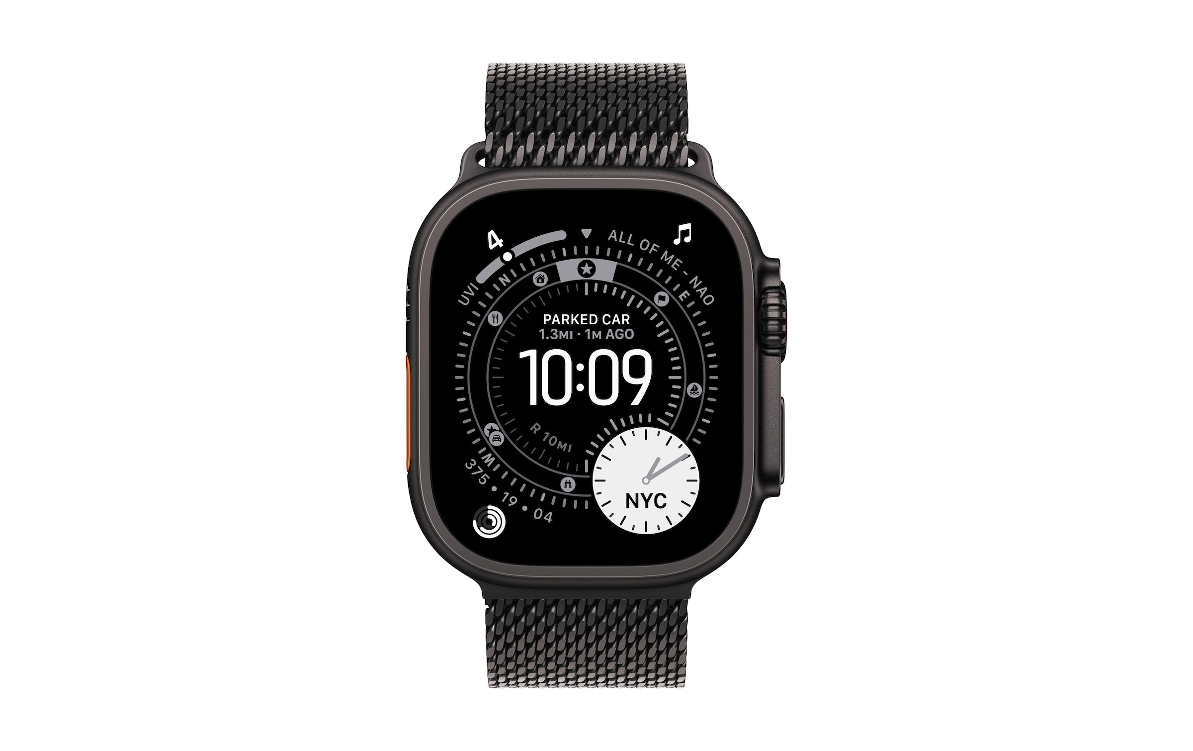 Apple Smartwatch-Armband »Titanium Milanese Loop 49 mm«