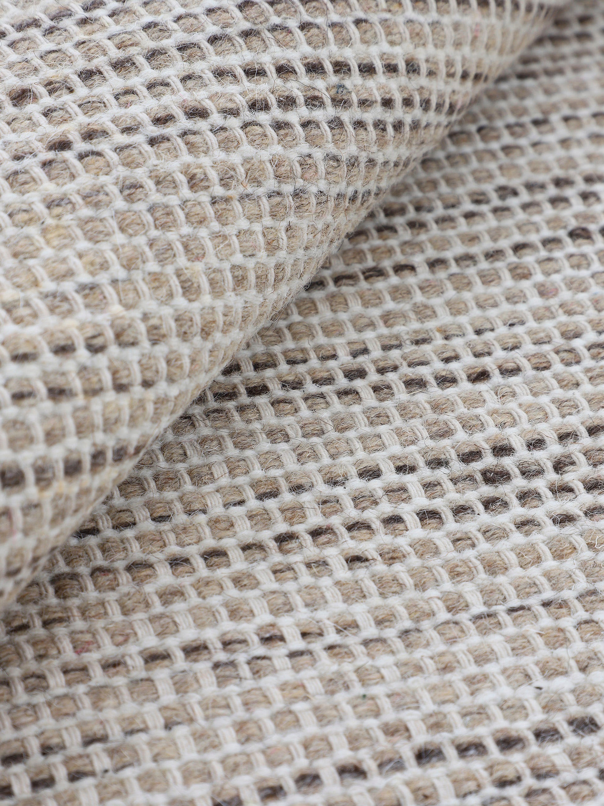 carpetfine Tapis en laine »Mona ,   auch als Läufer« Rectangulaire 5 mm Höhe 80% Wolle, Wendeteppich aus Wolle/Baumwolle, Wohnzimmer