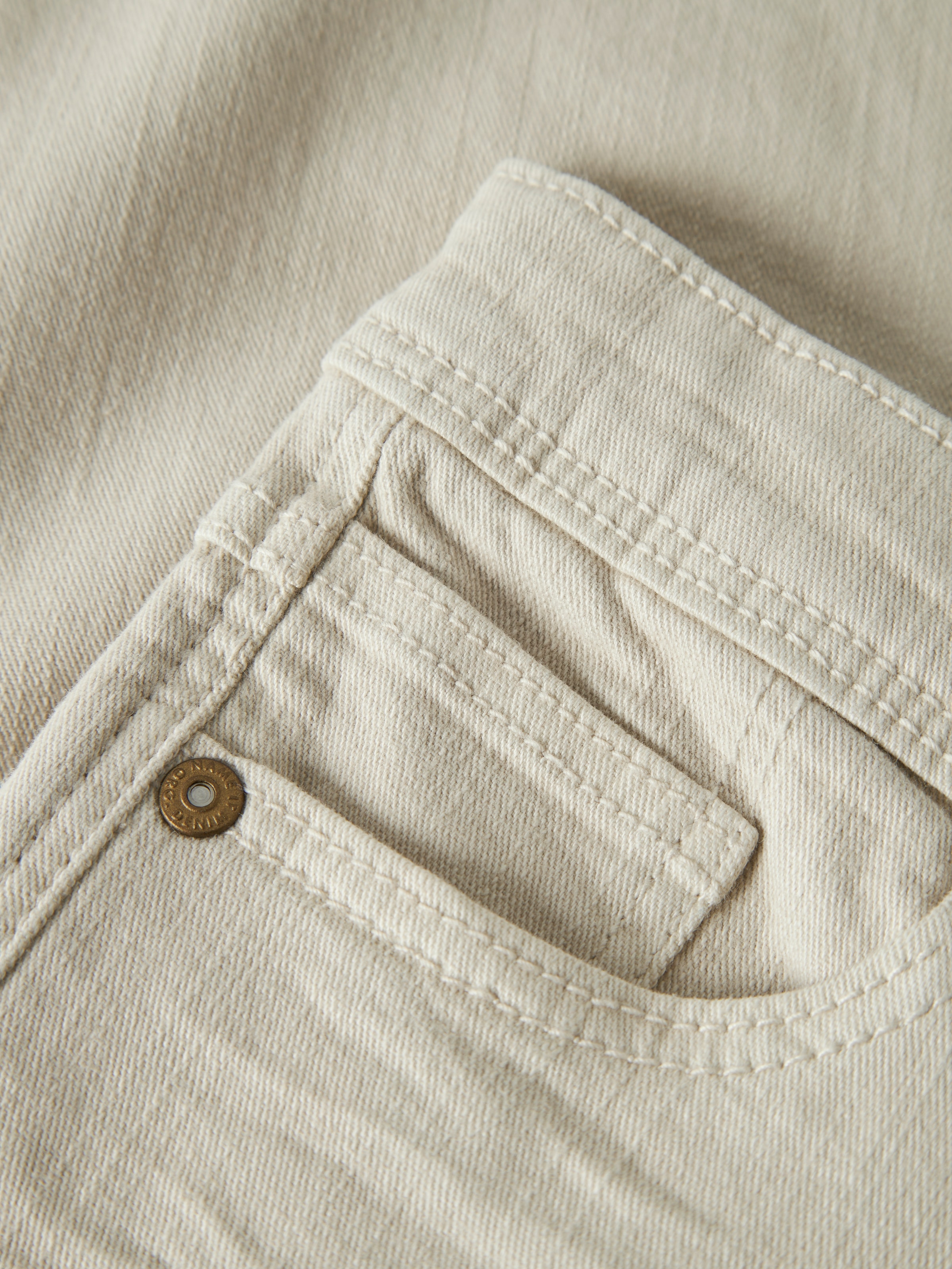 Name It Röhrenhose »NKMTHEO für Jungen mit verstellbarem Bund und schmaler Silhouette«  slim fit, Twill, Reissverschluss, uni