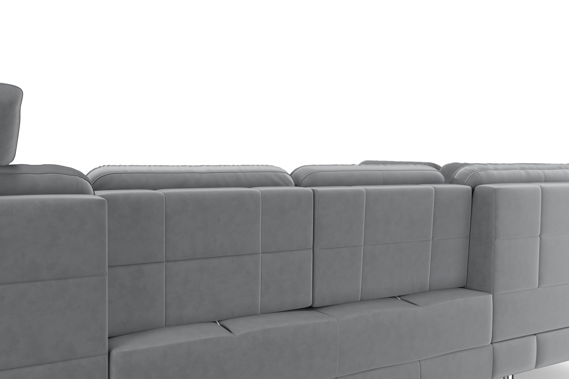 sit&more Wohnlandschaft »Bendigo U-Form« inklusive Sitztiefenverstellung, Bodenfreiheit 15 cm, in 2 Fussfarben