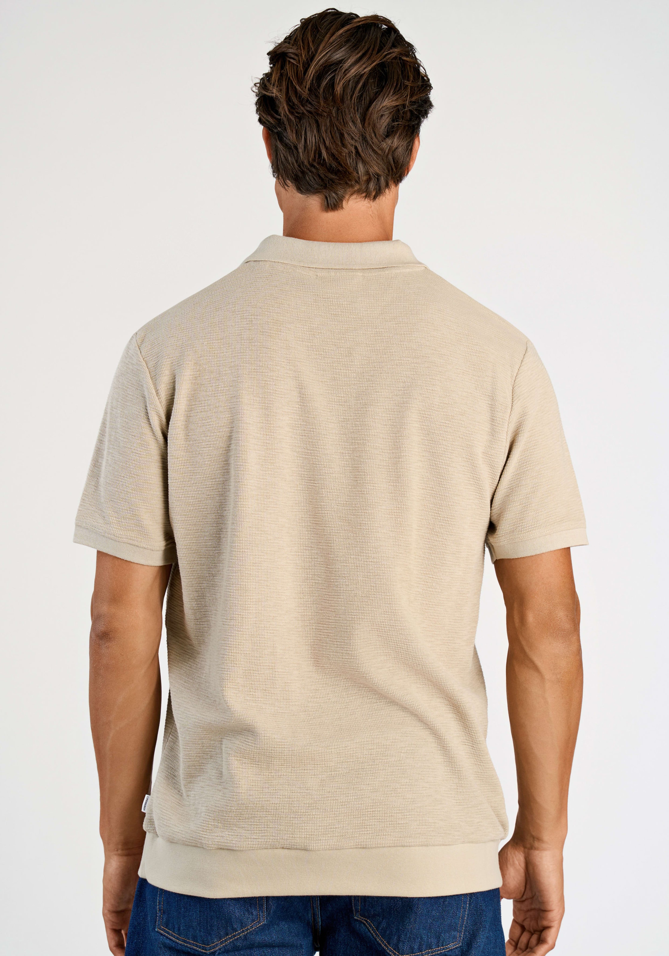 LINDBERGH T-shirt à manches courtes mit Polokragen