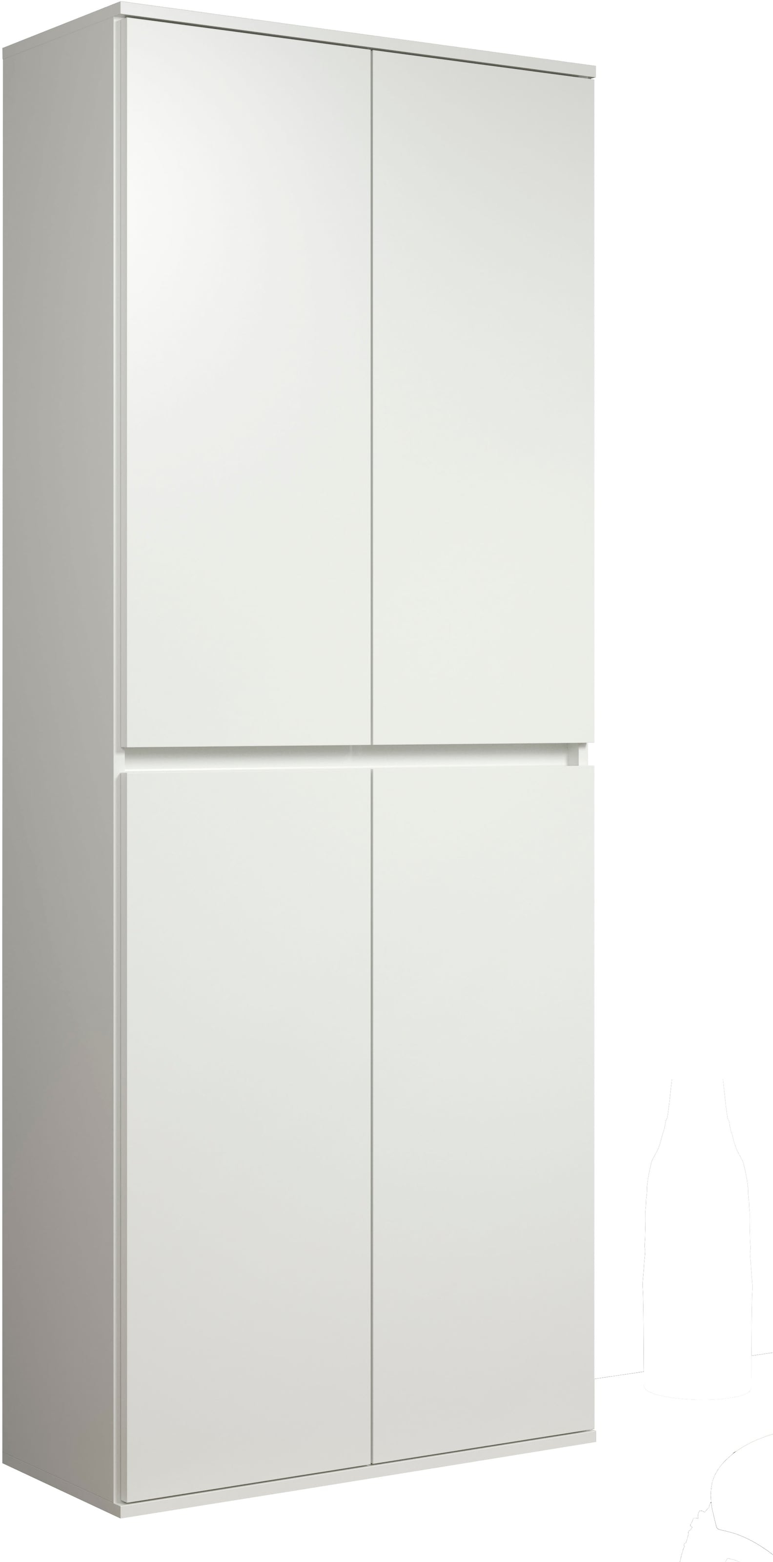 Home affaire Armoire multi-usages »Novara« Mehrzweckschrank mit Kleiderstange - (B/T/H) nach Wahl 37-74/34/191 cm