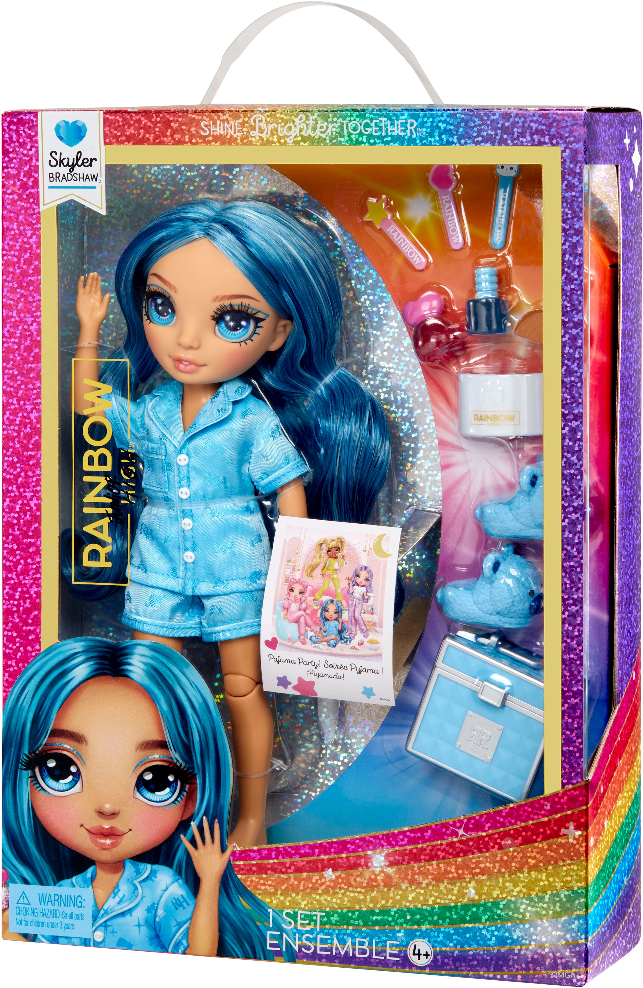 RAINBOW HIGH Poupée à habiller »Junior High PJ Party Fashion Doll Skyler (Blue)«