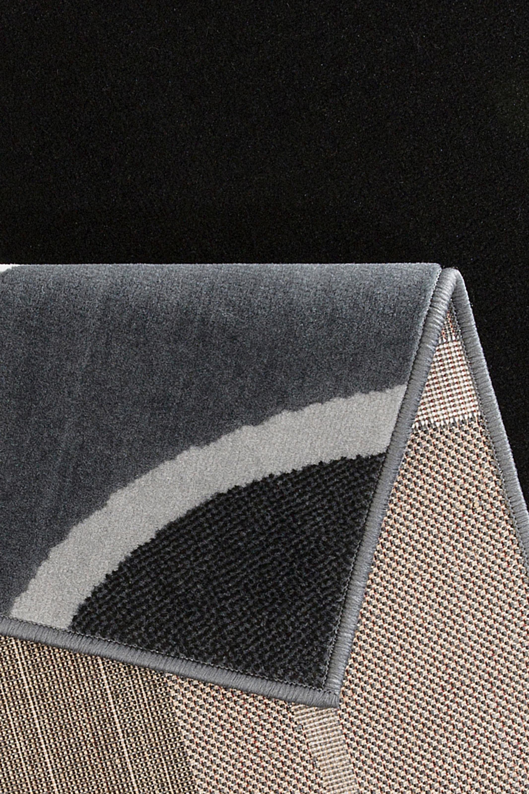 my home Teppich »Noah« rechteckig 7 mm Höhe weiche Haptik, Teppich mit Bordüre, Kurzflor, verspieltes Design