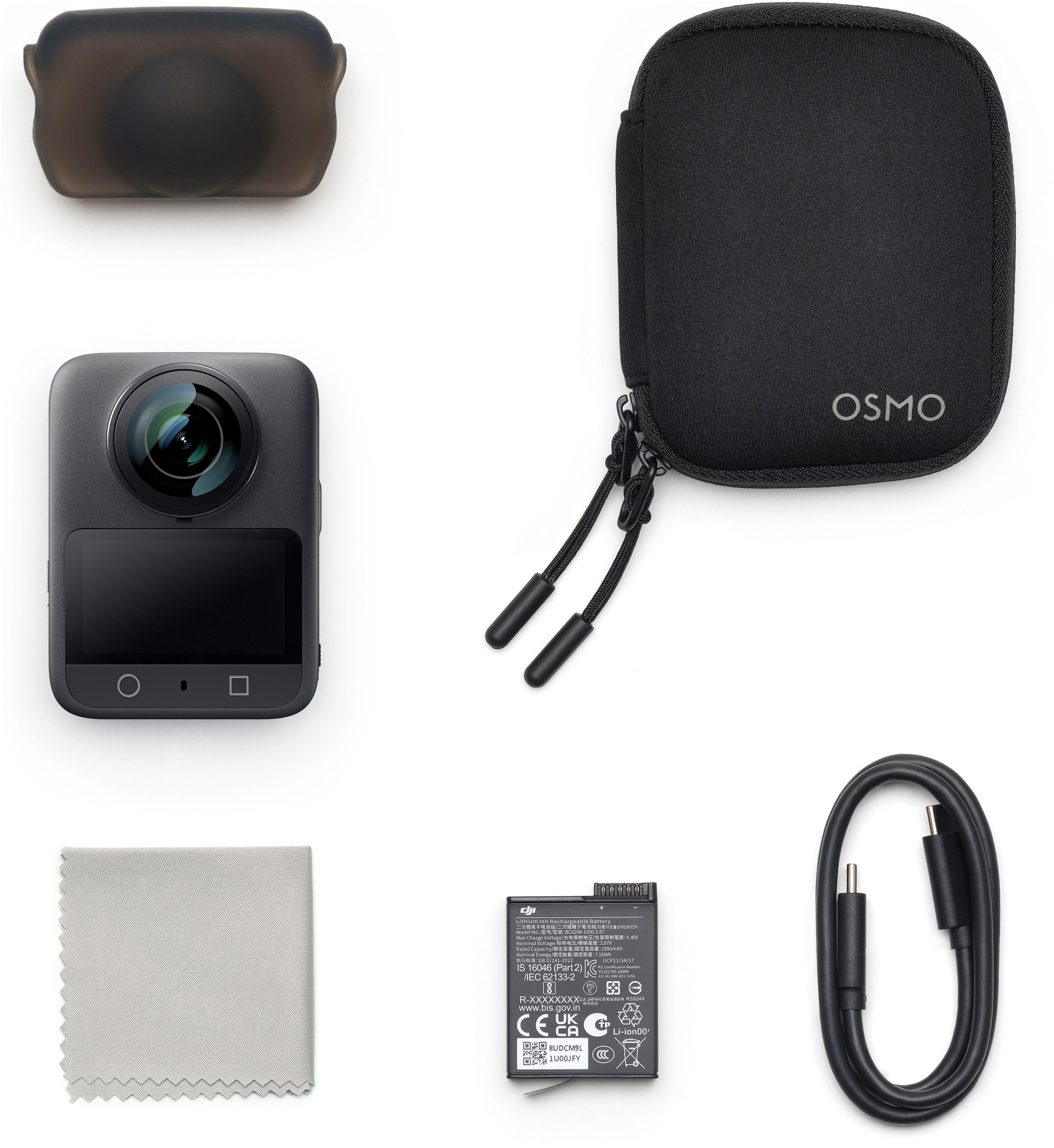 DJI Action Cam »Osmo 360 Standard Combo« 8K Bluetooth 360°-Kamera