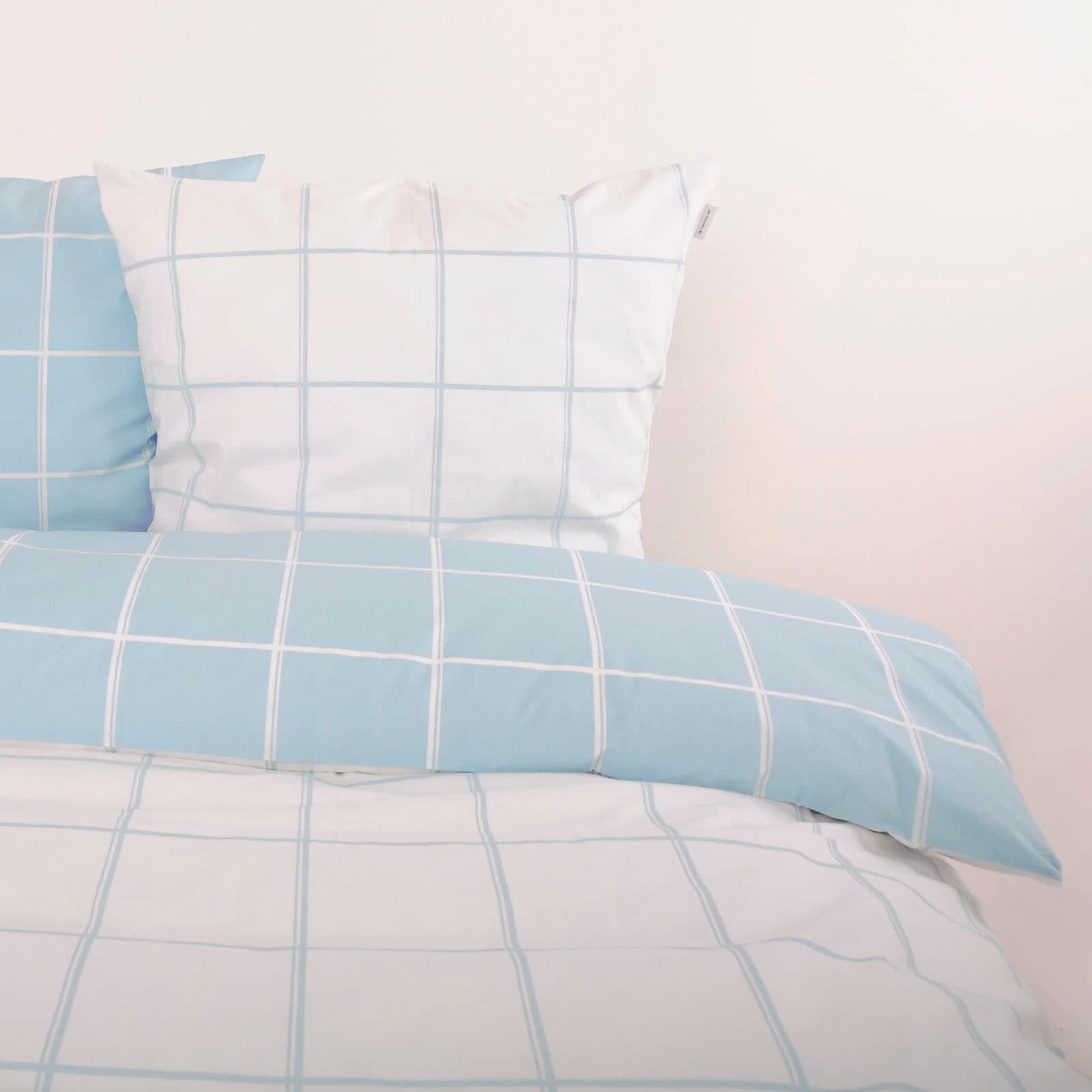 TOM TAILOR HOME Bettwäsche »LARGE CHECK in Gr. 135x200cm oder 155x220cm« 2 Stk. new bedroom, gewebtes Label