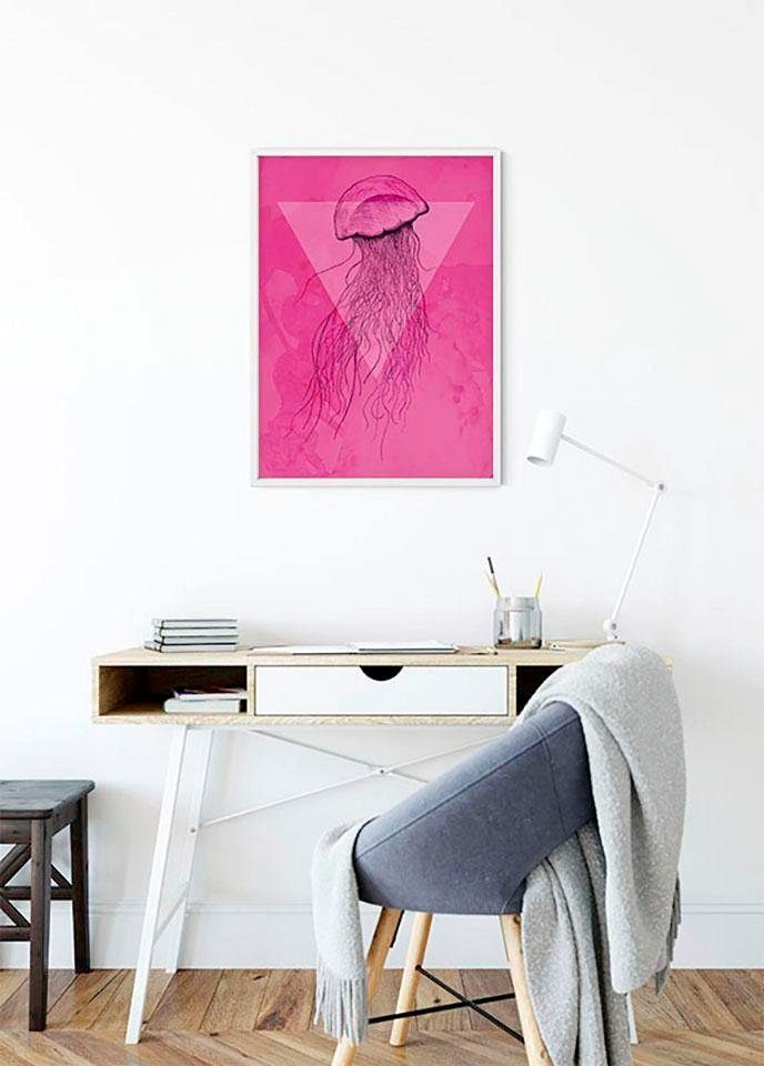 Komar Image »Jellyfish Pink« 1 cuis tlg. Wandbild zur Dekoration - ohne Rahmen