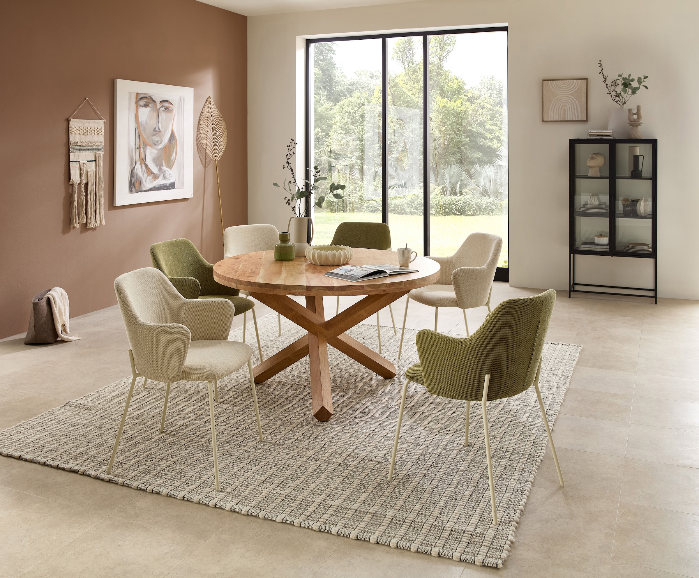 Stolkom Chaise avec accoudoirs »Lissi BxHxT 60x84x44 cm« (Ensemble) 2 cuisBreite 60cm, Metallgestell