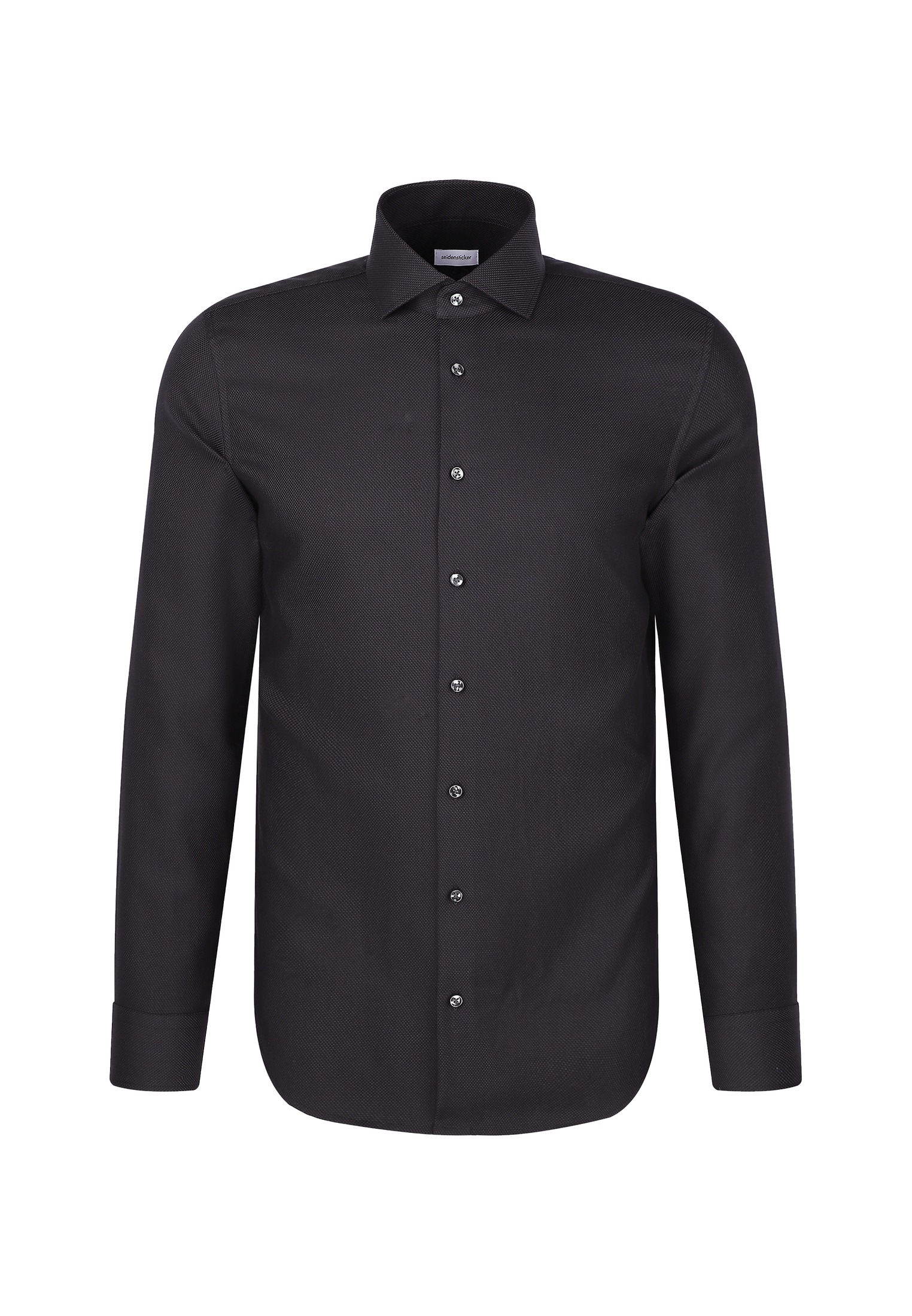 seidensticker Businesshemd »Schwarze Rose« Slim 1/1 Kentkragen Struktur
