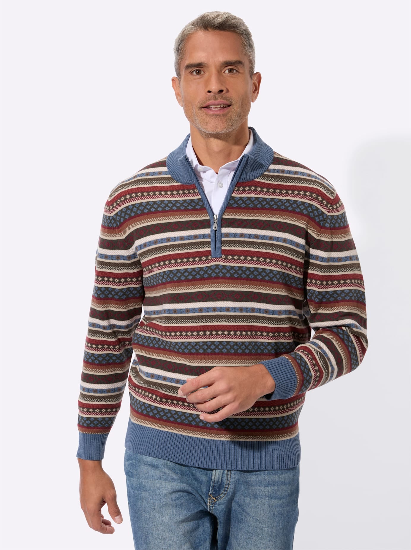 Classic Pull à col montant »Pullover«