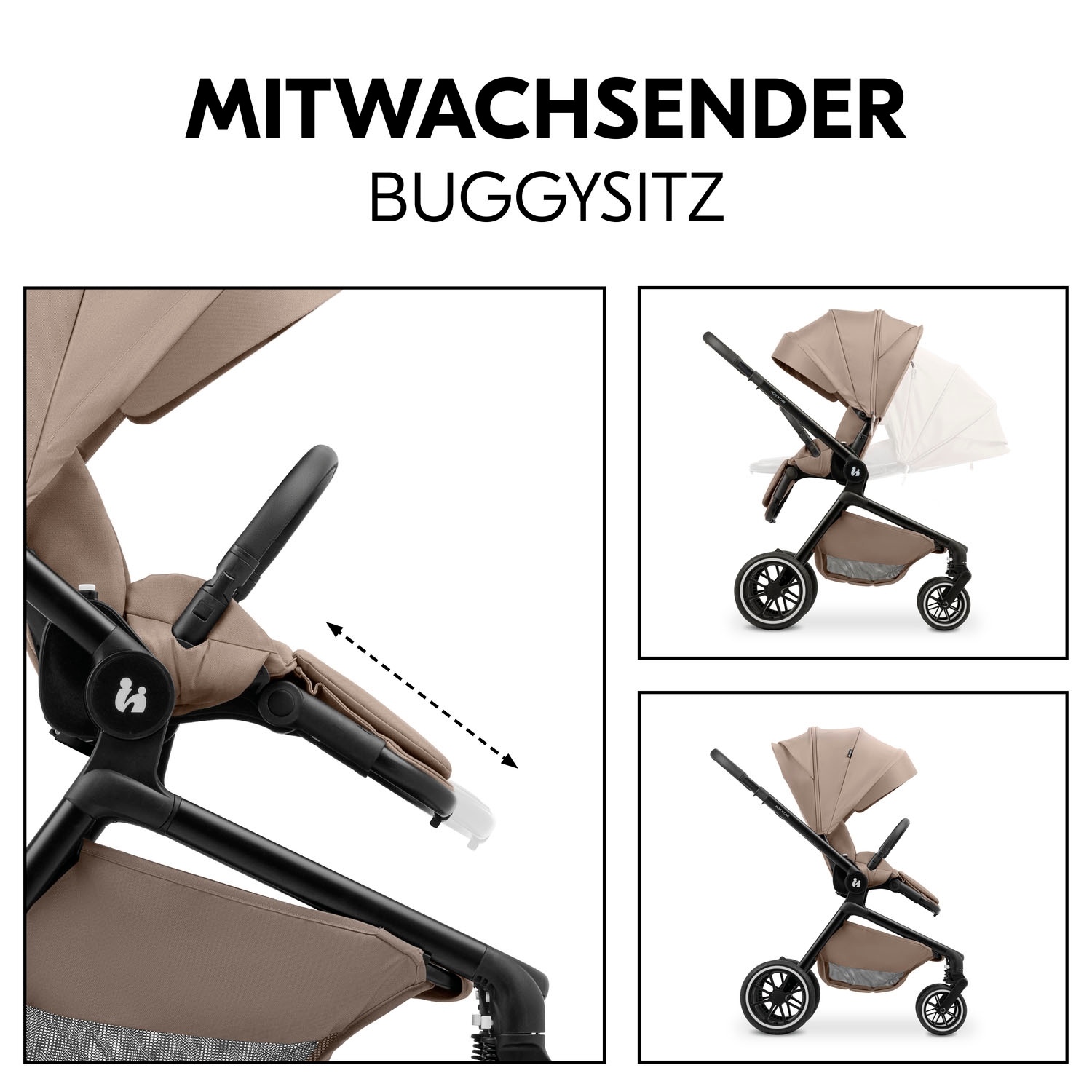Hauck Kombi-Kinderwagen »Move N Care Set« 22 kg belastbar bis 22 kg