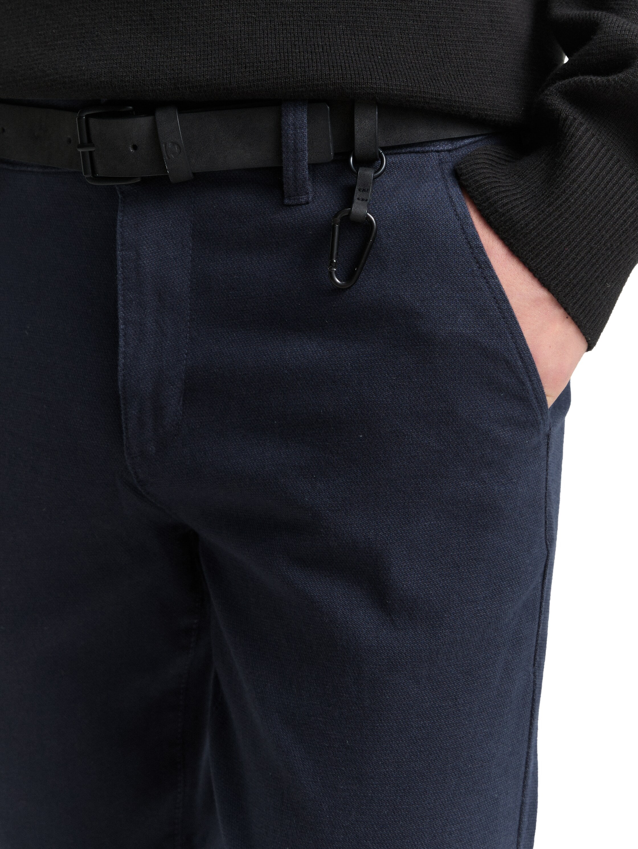 TOM TAILOR Denim Chinohose  mit Gürtel