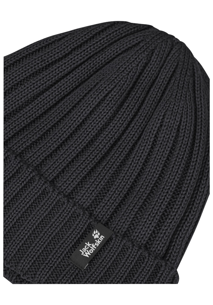 Jack Wolfskin Bonnet »RIB KNIT BEANIE« Bonnet tricoté, chaud, coupe-vent