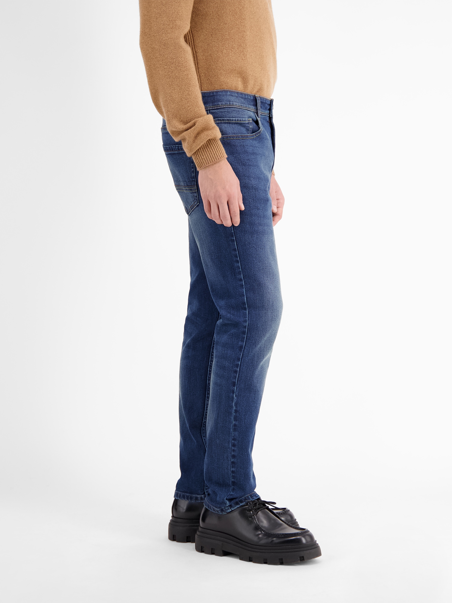 LERROS Jeans Relax-fit »Baxter Relaxed Fit Jeans – Bequemer Stretch 5‑Pocket Denim« Bequeme Stretch-Jeans - pflegeleicht, ideal für Alltag & Freizeit