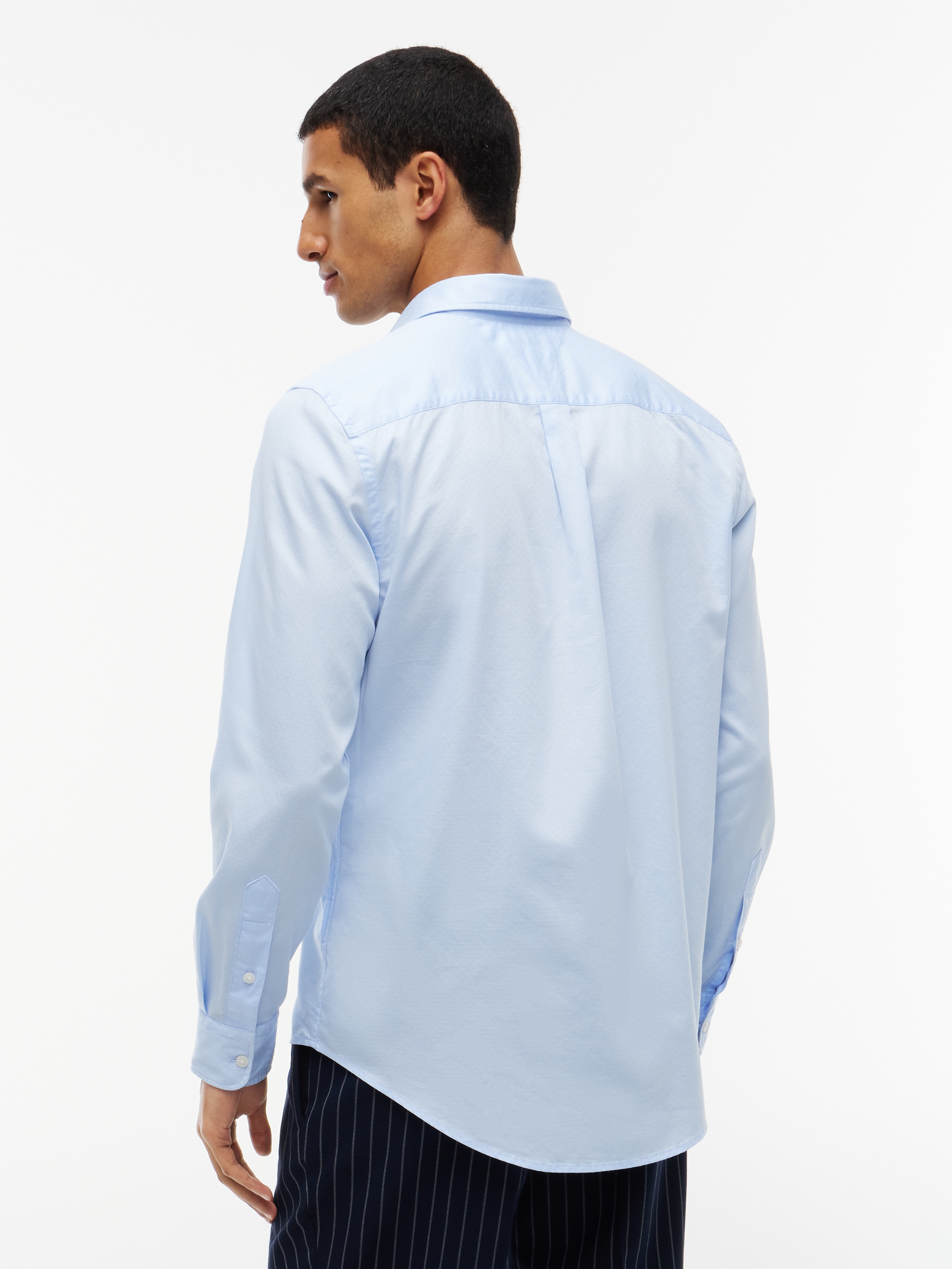 Tommy Hilfiger Langarmhemd »FLEX DOBBY SLIM FIT« Slim Fit Dobby Structure
