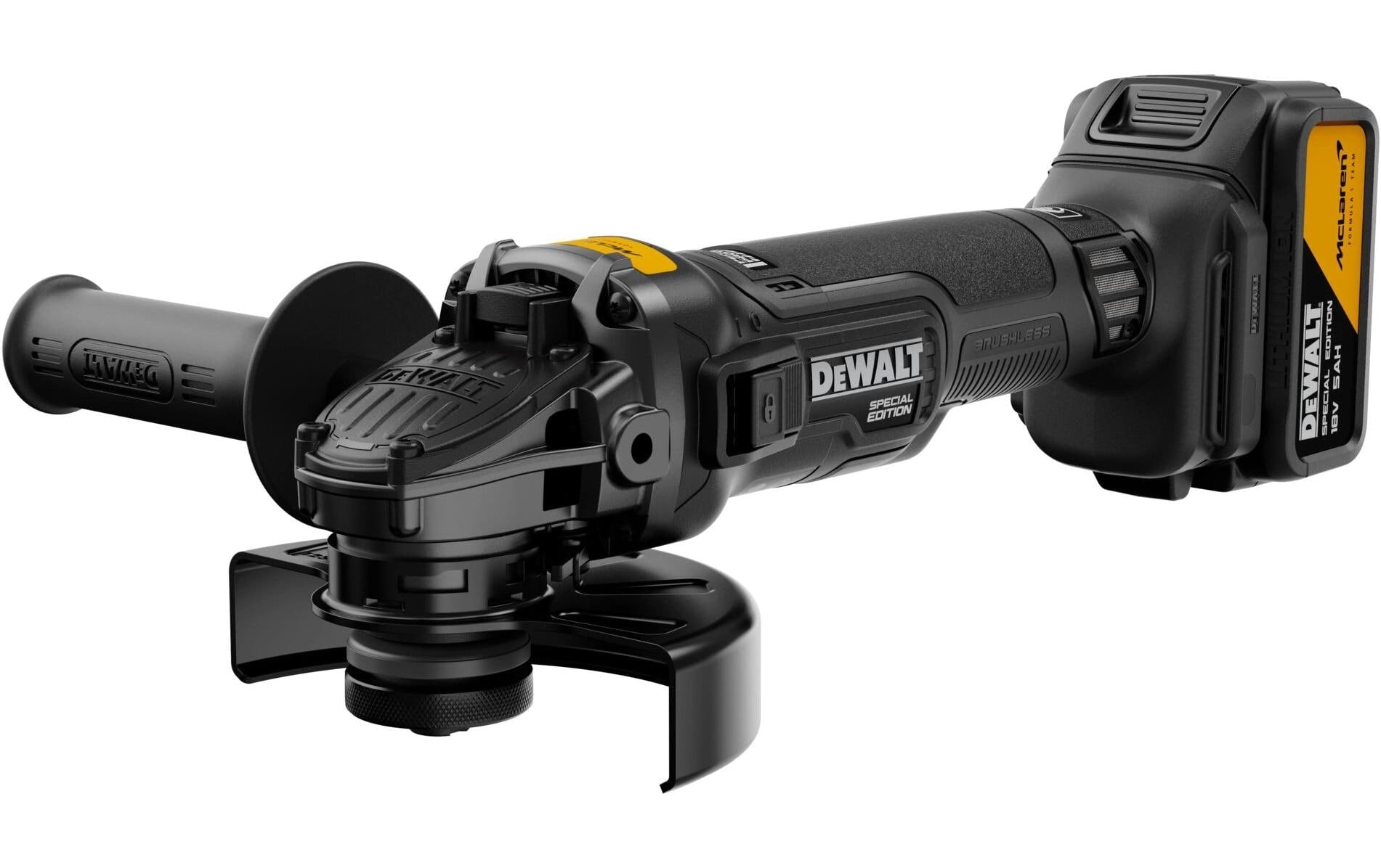 DeWalt Akku-Winkelschleifer »McLaren F1 Team 18 V XR Brushless 125 mm«