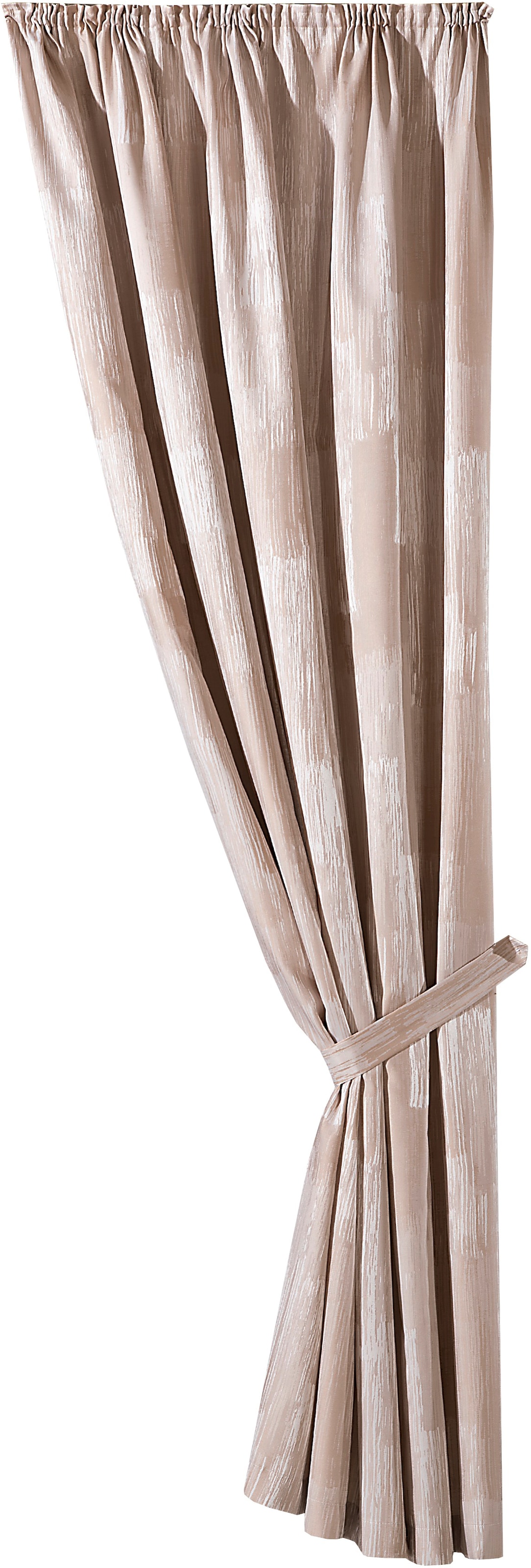 Weckbrodt Rideau »Ornella, 2 Stück, Kräuselband, blickdicht, eleganter Dekoschal« Bande volante 2 cuis tlg. Écharpe déco, occultante, marbrée, bande universelle pour rail, rideau