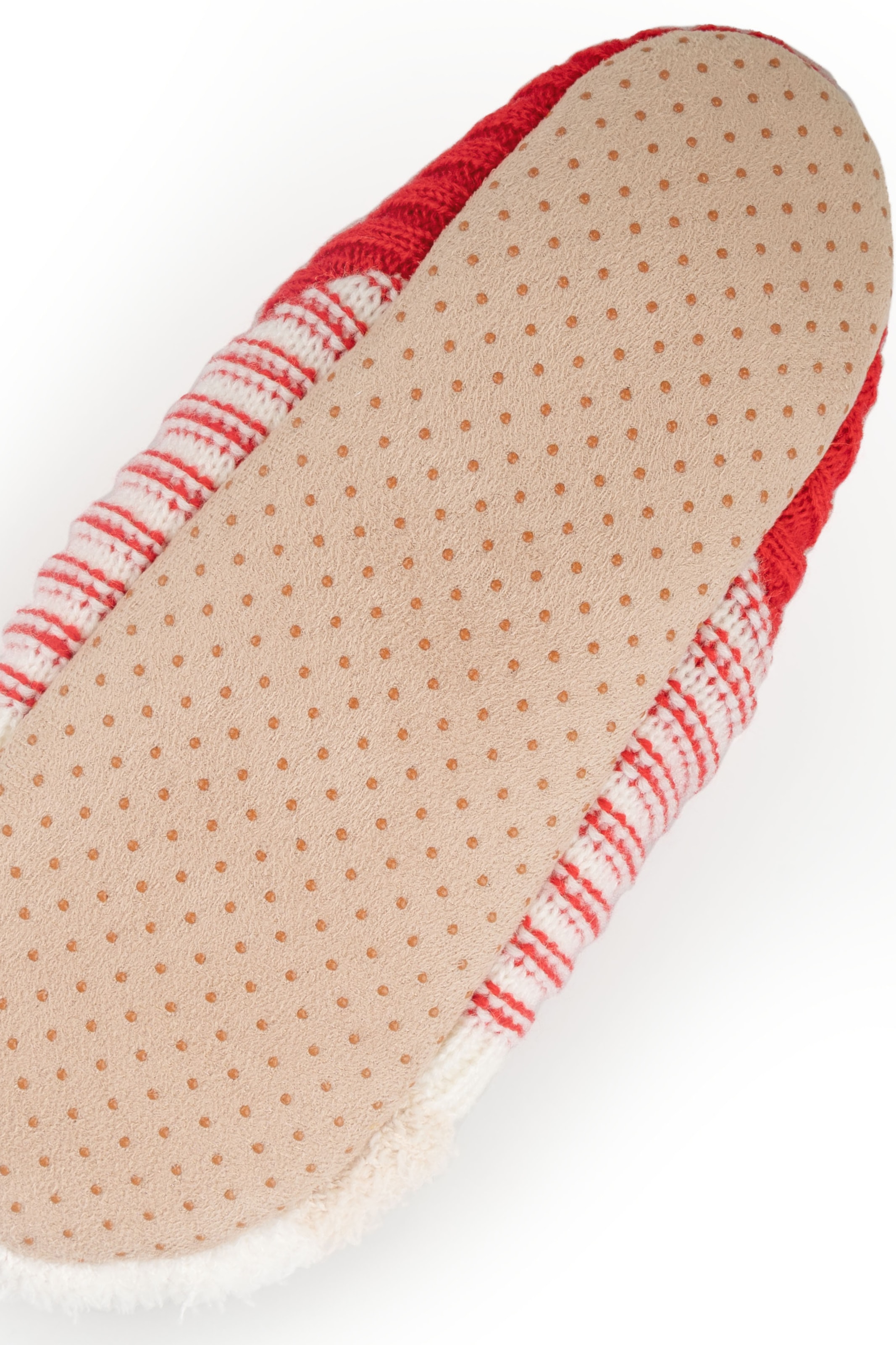 Capelli New York Chausson  rutschsicher, Weihnachtsmann-Applikation, warm gefüttert